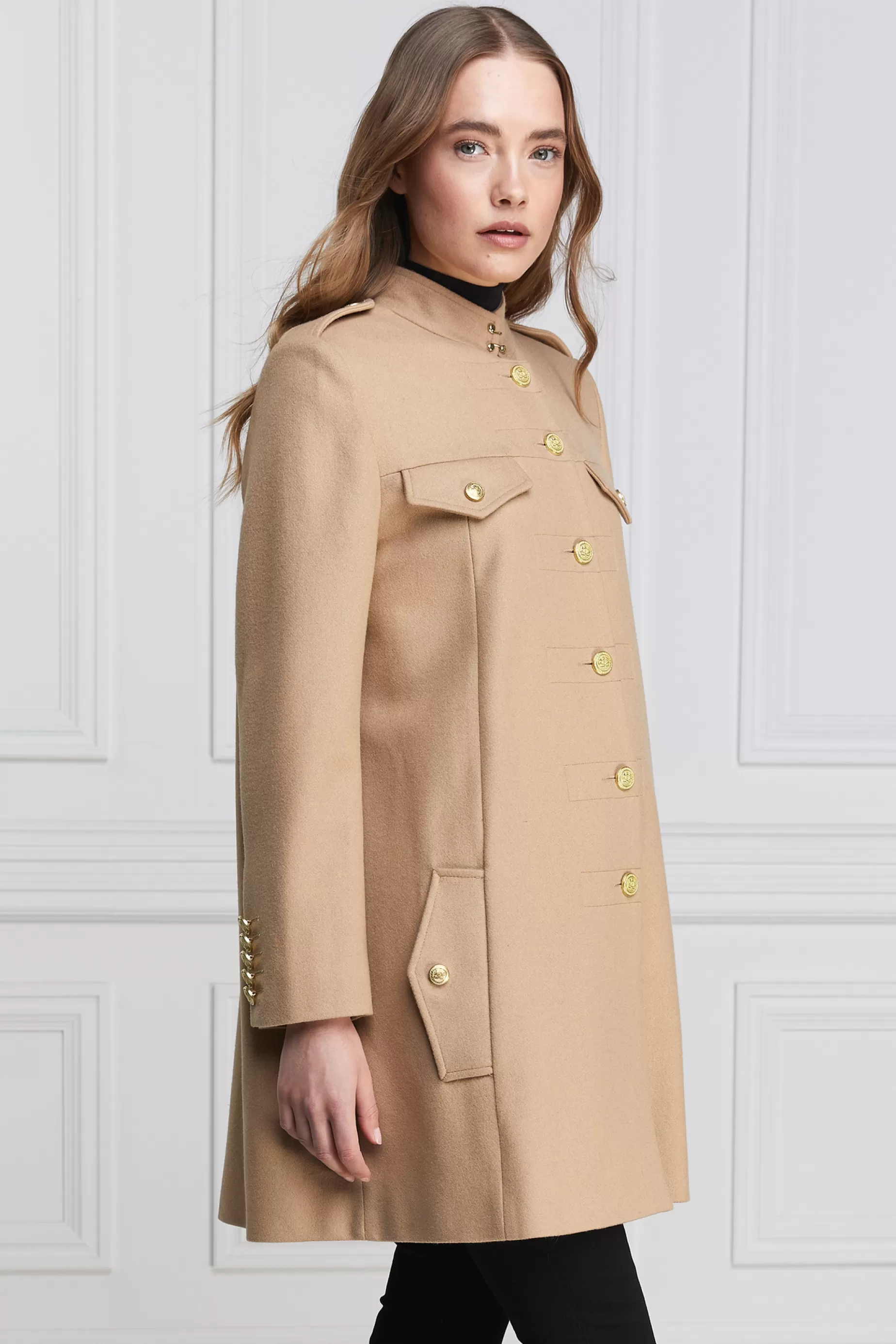 Holland Cooper In Stock Tailoring | Capes>Highbury Cape Coat Camel