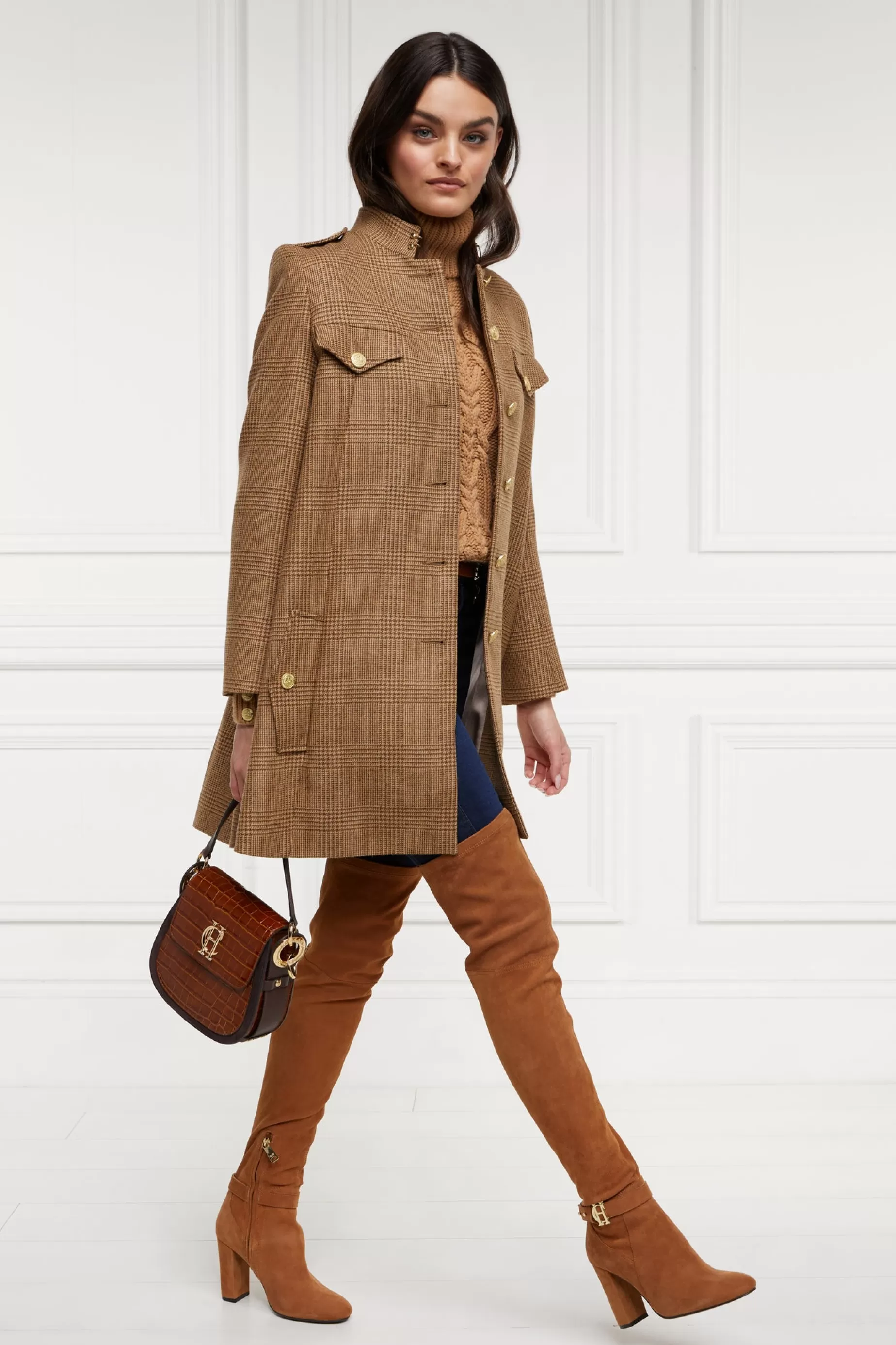 Holland Cooper Capes | Country Collection>Highbury Cape Coat Tawny