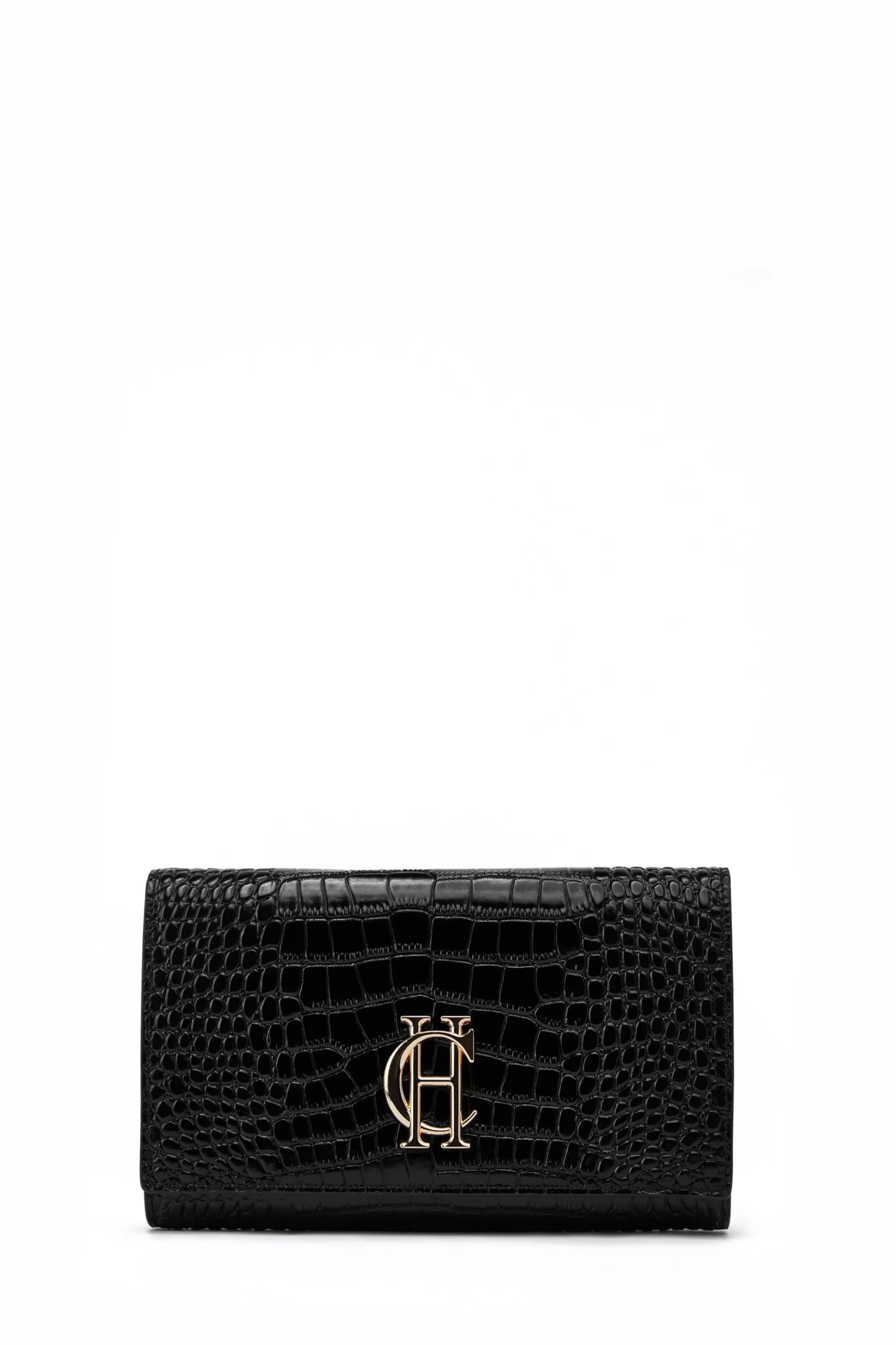 Holland Cooper Gifts For Her | Clutch Bags>Highbury Clutch Bag Black Gold