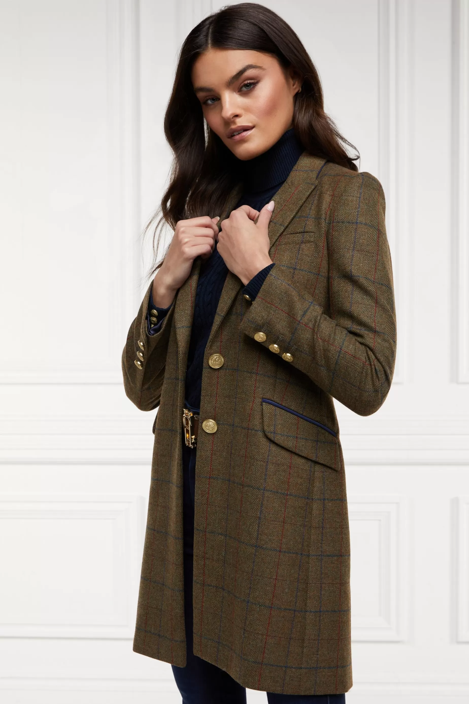 Holland Cooper Coats | In Stock Tailoring>Highgrove Coat Glen Green