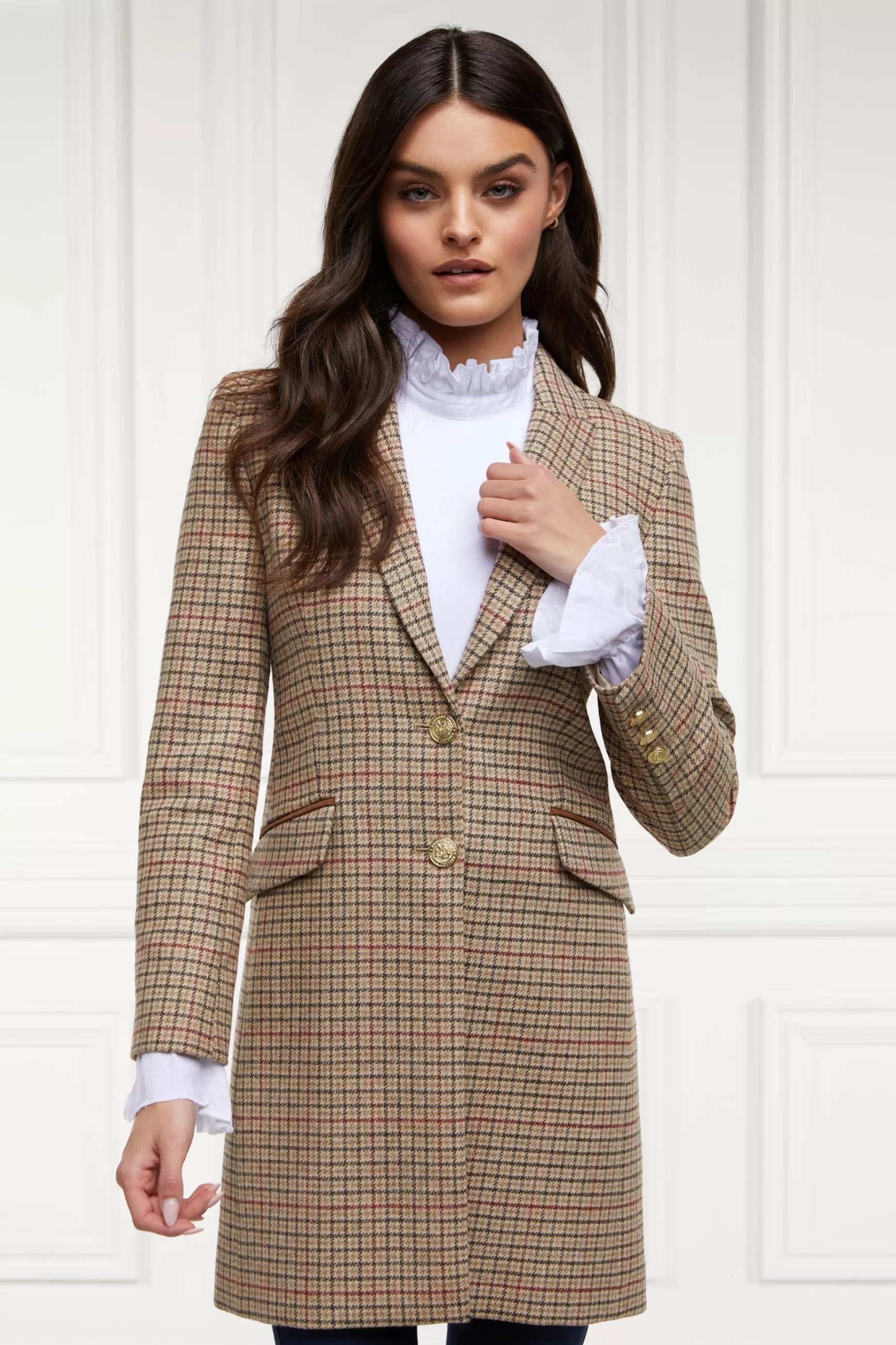 Holland Cooper Coats | In Stock Tailoring>Highgrove Coat Charlton Tweed