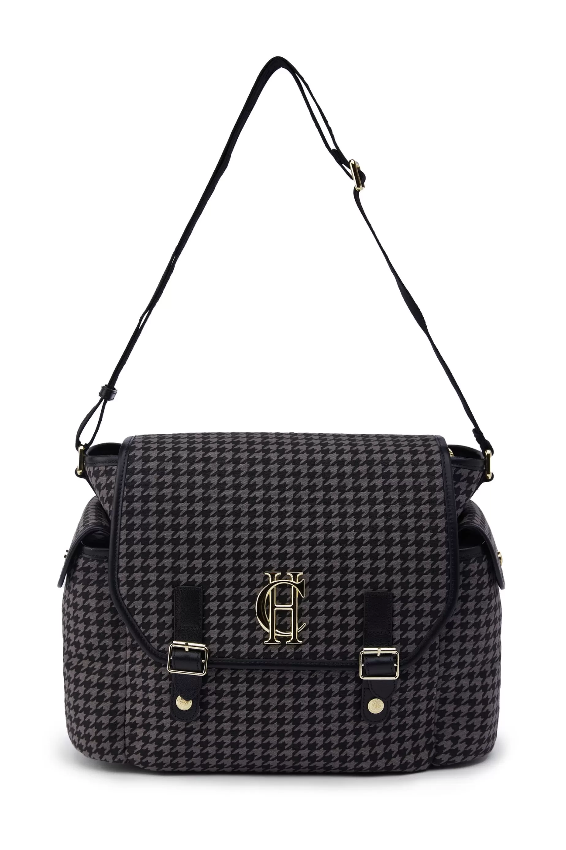 Holland Cooper Little Gifting | Shop By Collection>Hudson Changing Bag Grey Houndstooth