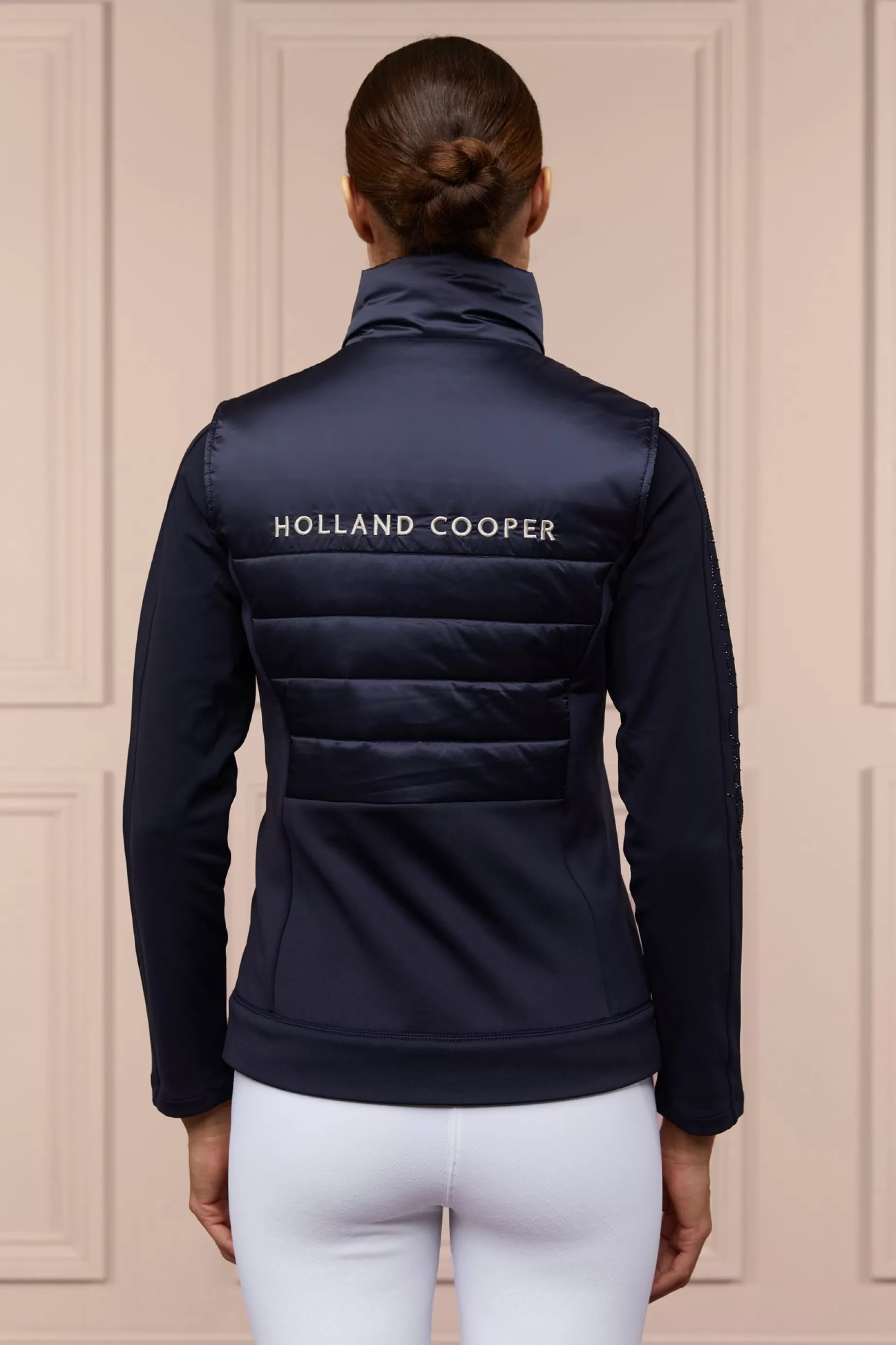 Holland Cooper Shop By Product | At The Stables>Hybrid Gilet Ink Navy