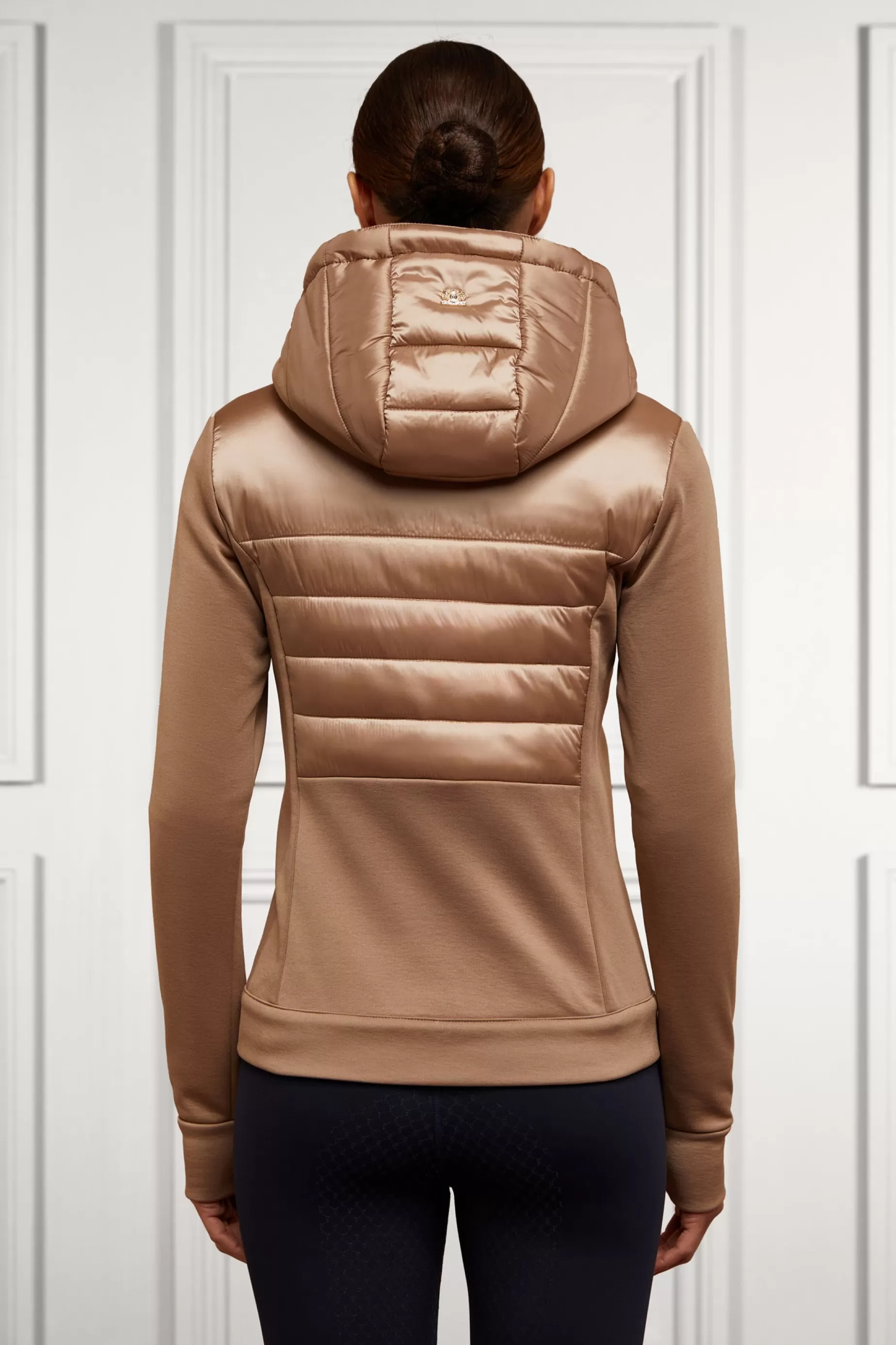 Holland Cooper Jackets | Shop By Product>Hybrid Shell Jacket Cappuccino