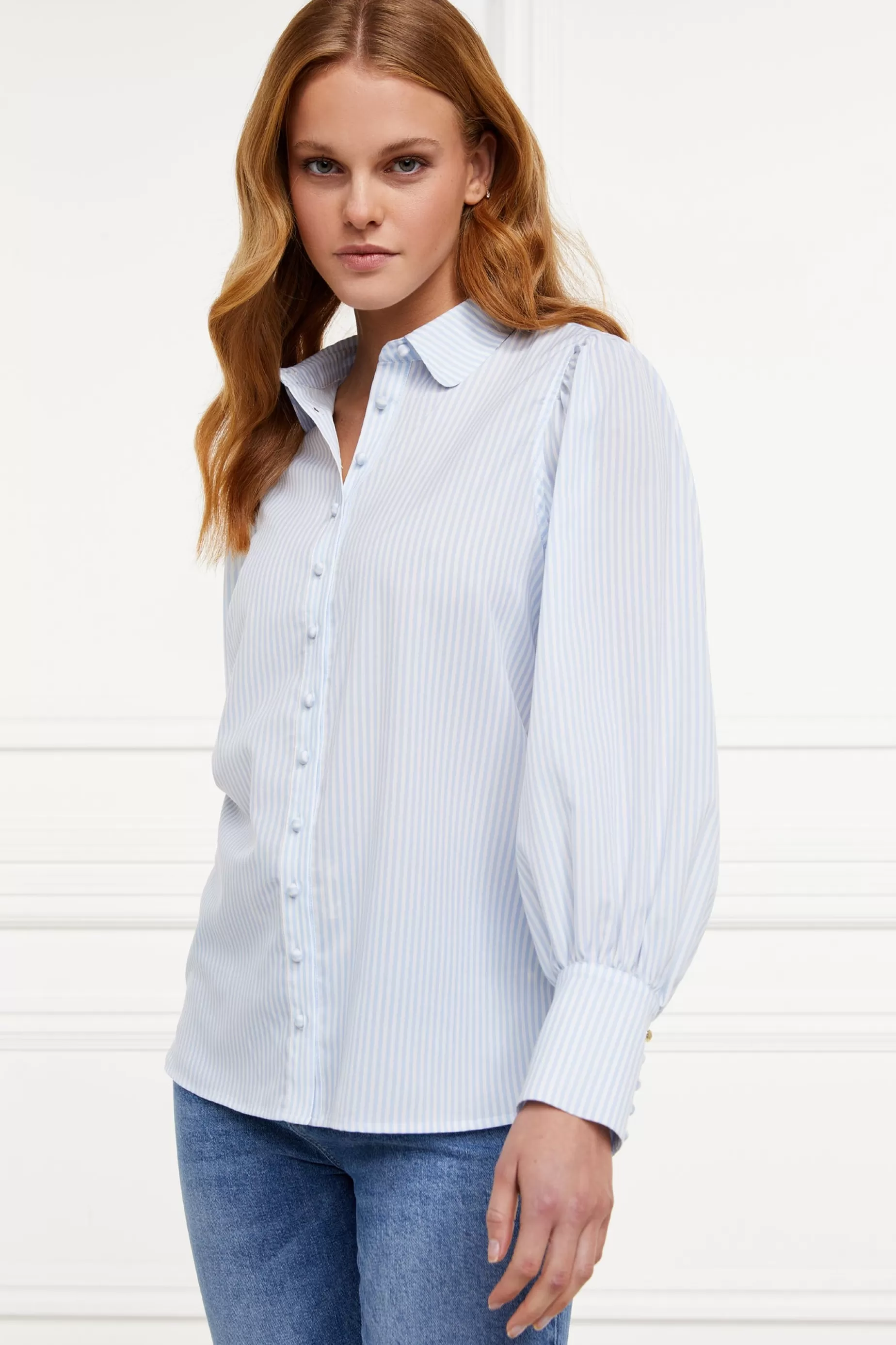 Holland Cooper Shirts & Blouses | Back In Stock>Isla Shirt Sky Stripe