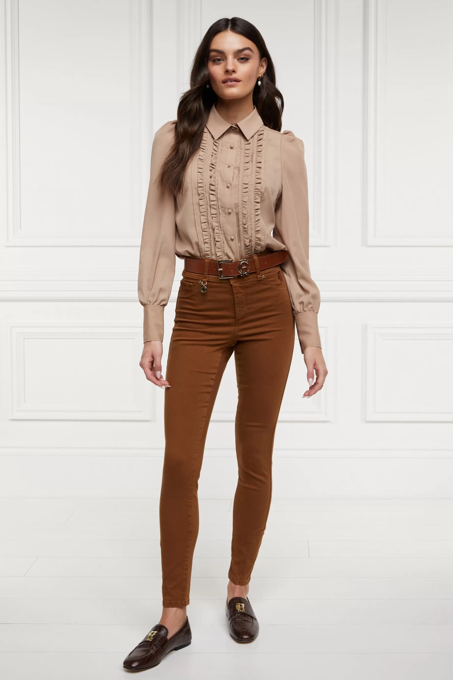 Holland Cooper Jeans | Seasonal Inspiration>Jodhpur Jean Dark Caramel