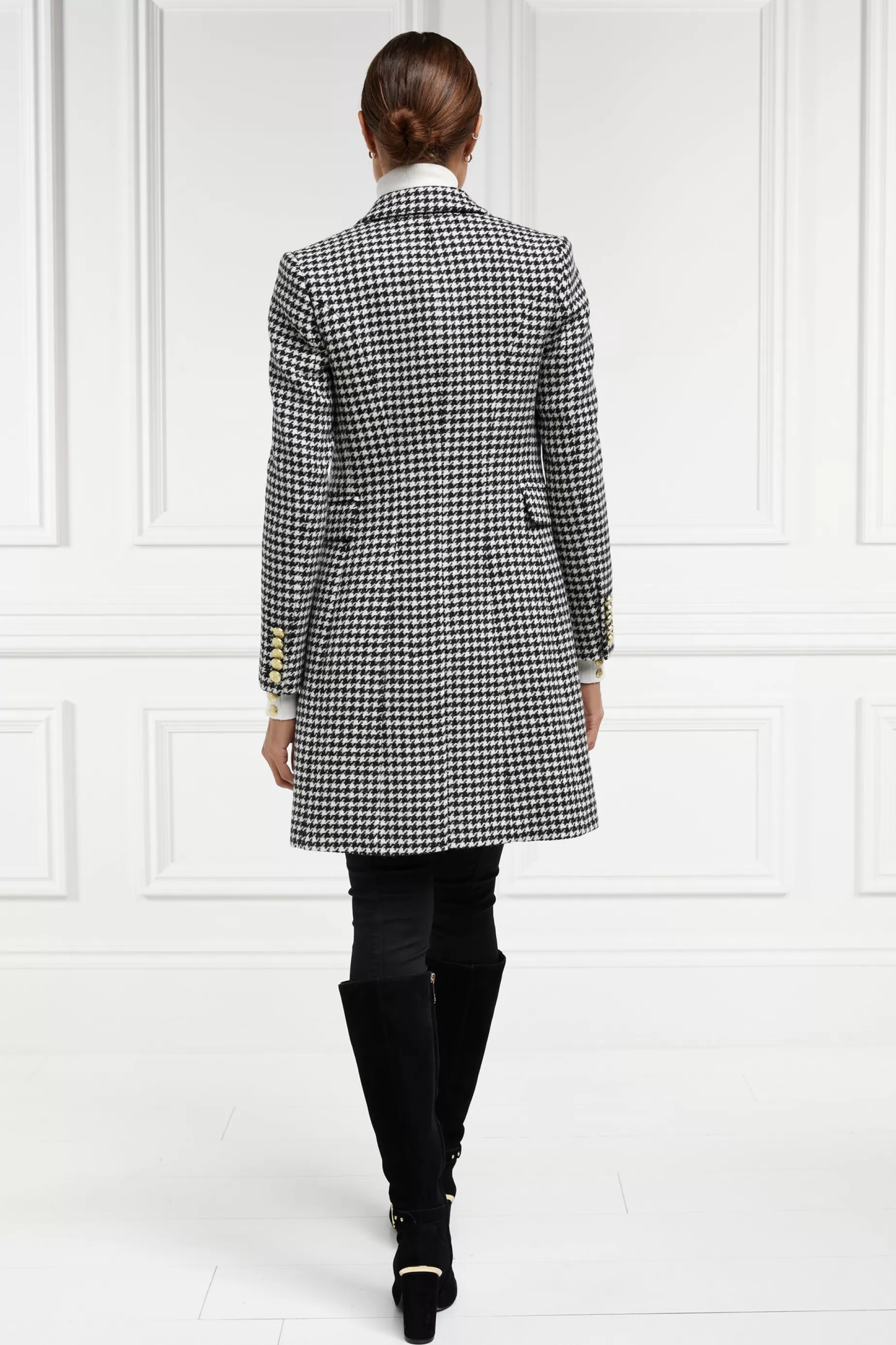 Holland Cooper Coats | In Stock Tailoring>Knightsbridge Coat Houndstooth