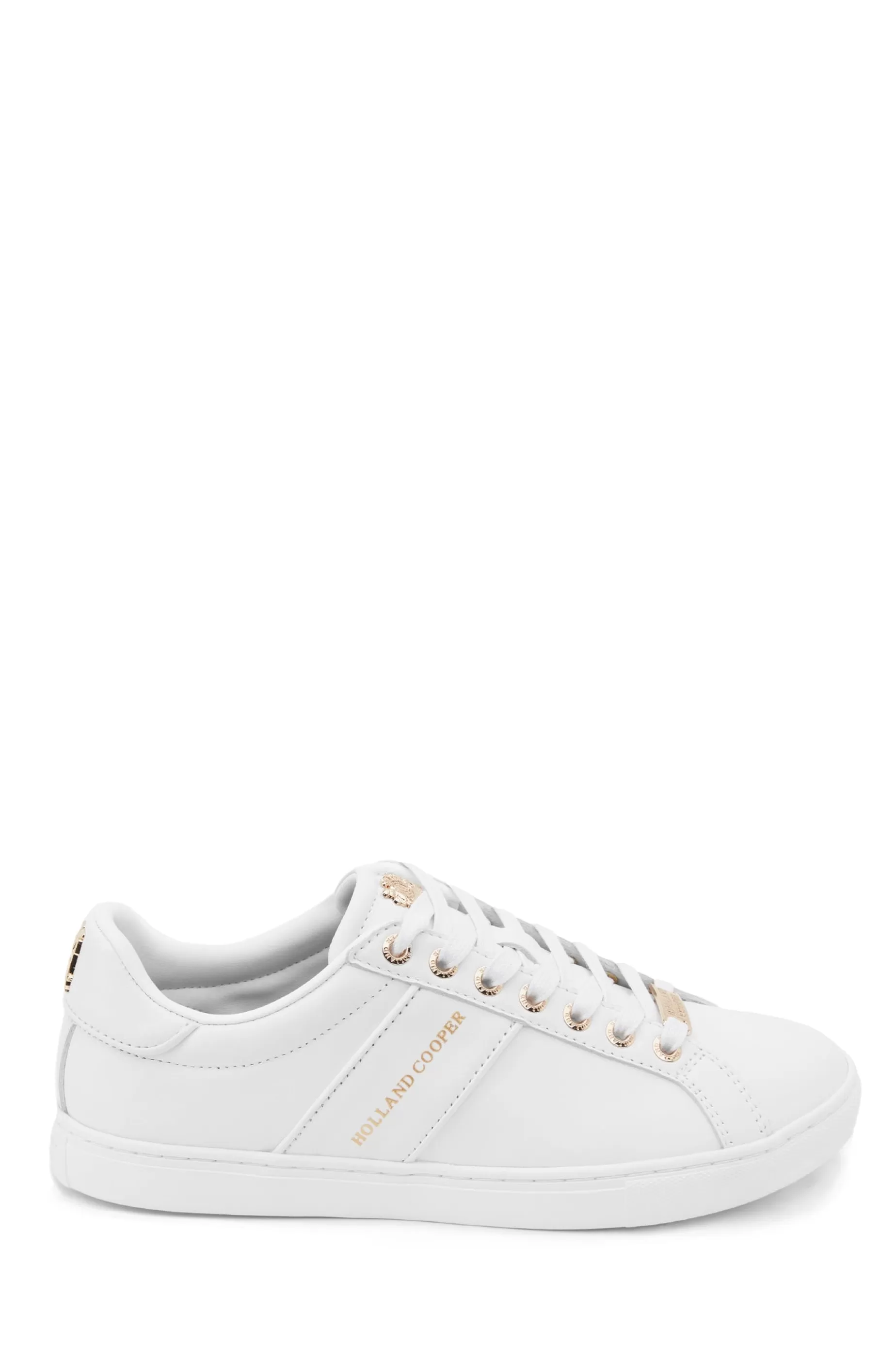 Holland Cooper Gifts For Her | Trainers>Knightsbridge Court Trainer White