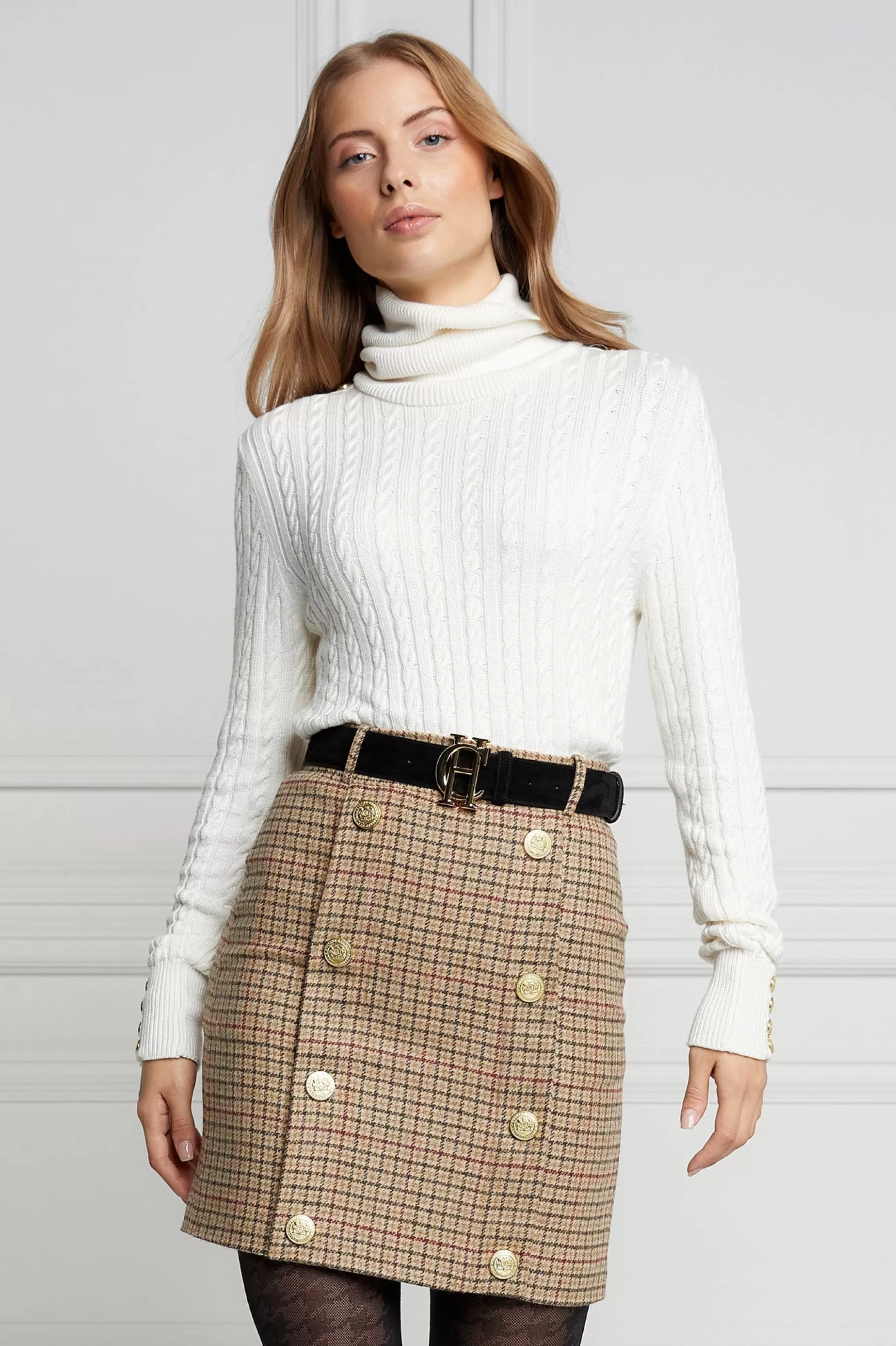 Holland Cooper In Stock Tailoring | Skirts>Knightsbridge Skirt Charlton Tweed