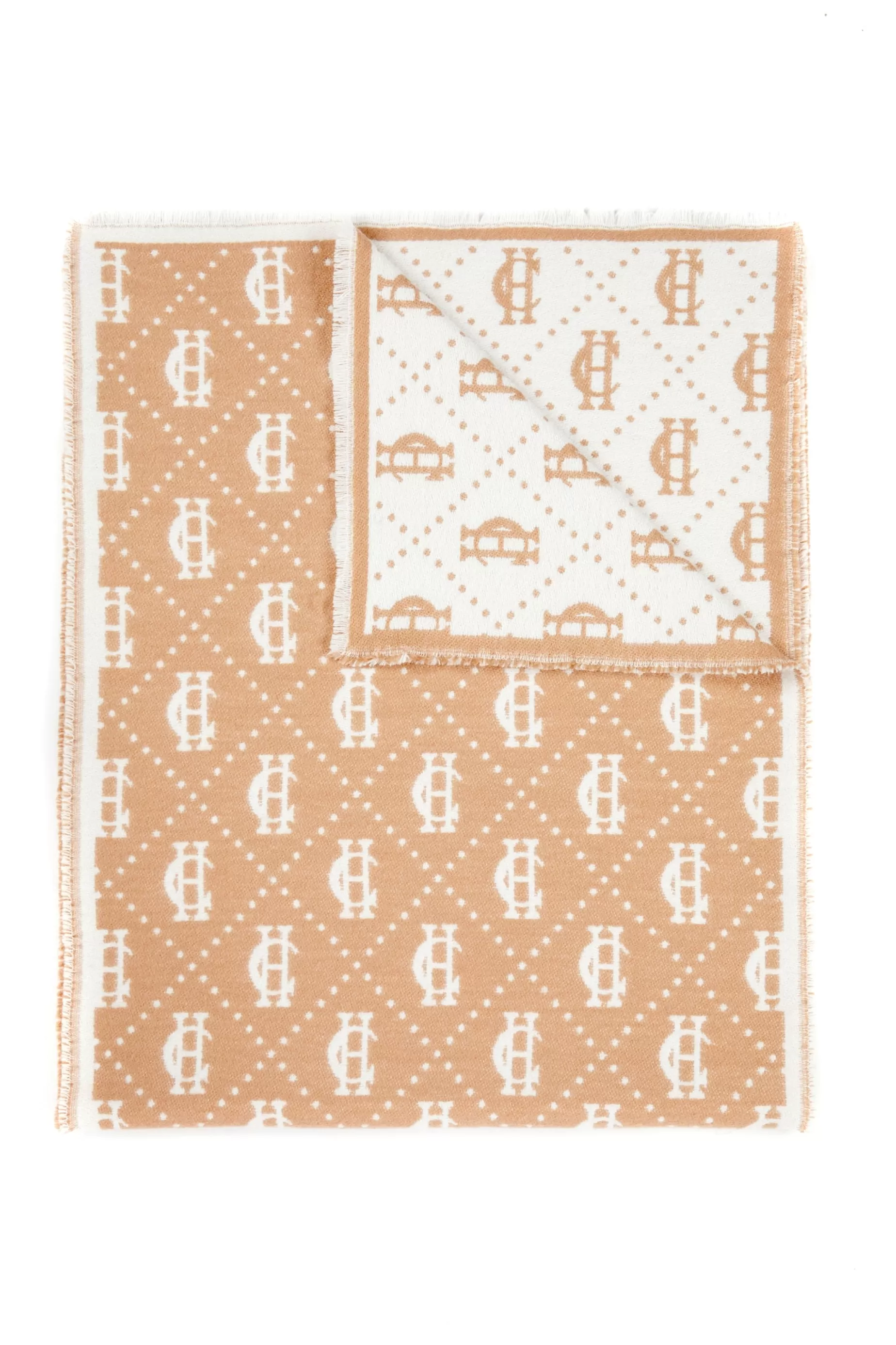 Holland Cooper The Perfect Gesture | Gifts For Him>Lightweight Monogram Scarf Camel Cream