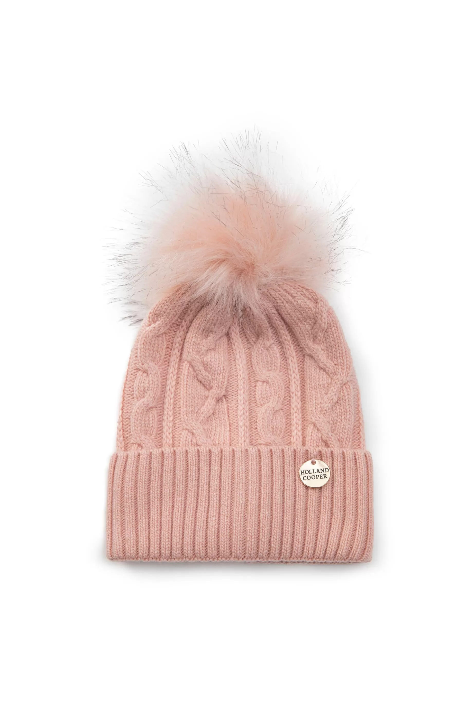 Holland Cooper Little Gifting | Bobble Hats>Little Bobble Hat Soft Pink