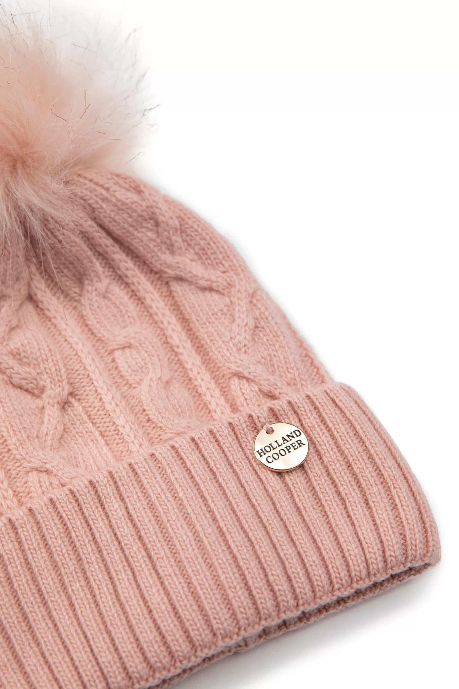 Holland Cooper Little Gifting | Bobble Hats>Little Bobble Hat Soft Pink