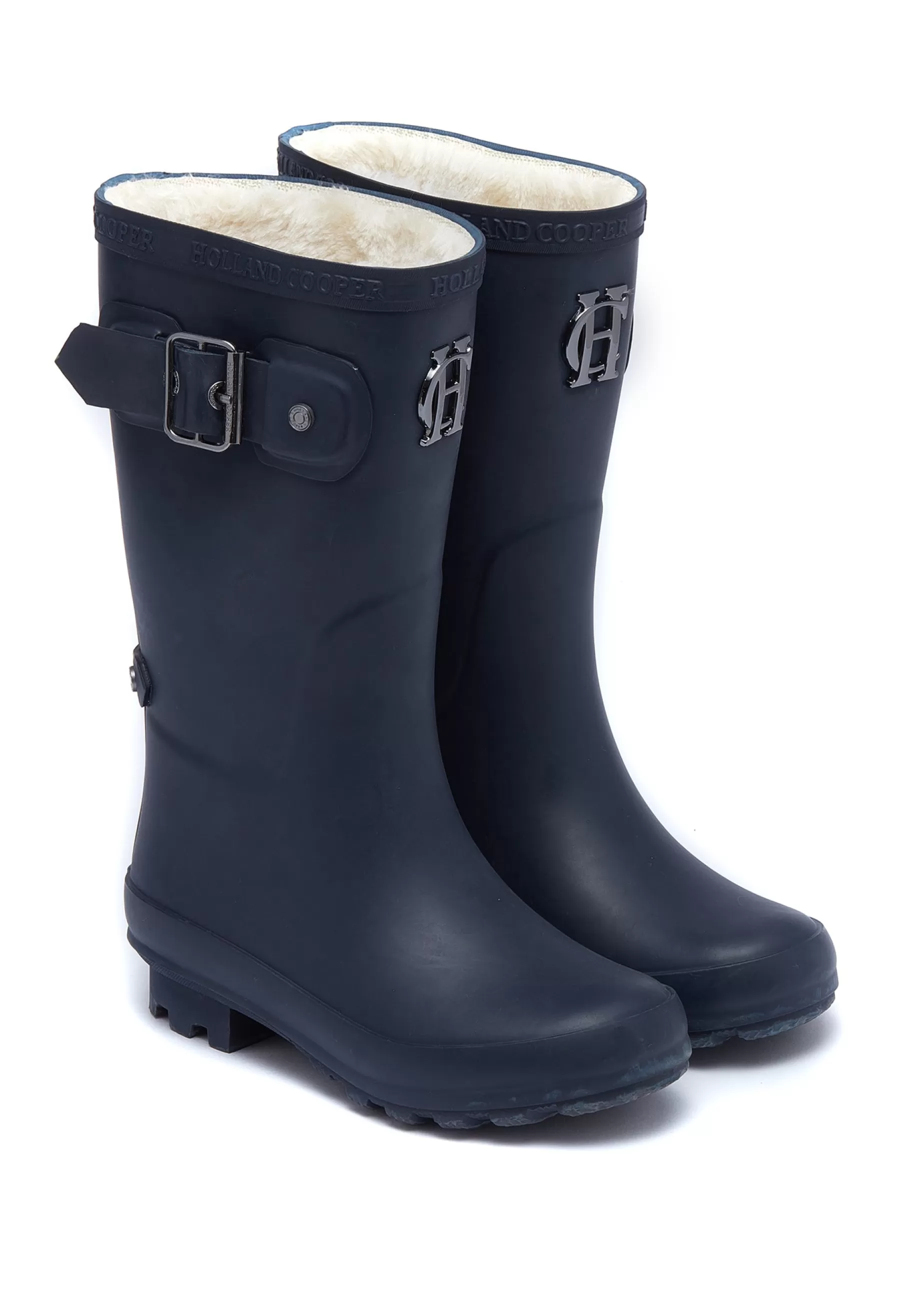 Holland Cooper Little Gifting | The Wellie Den>Little Wellie - Junior Midnight Feast Navy Matte