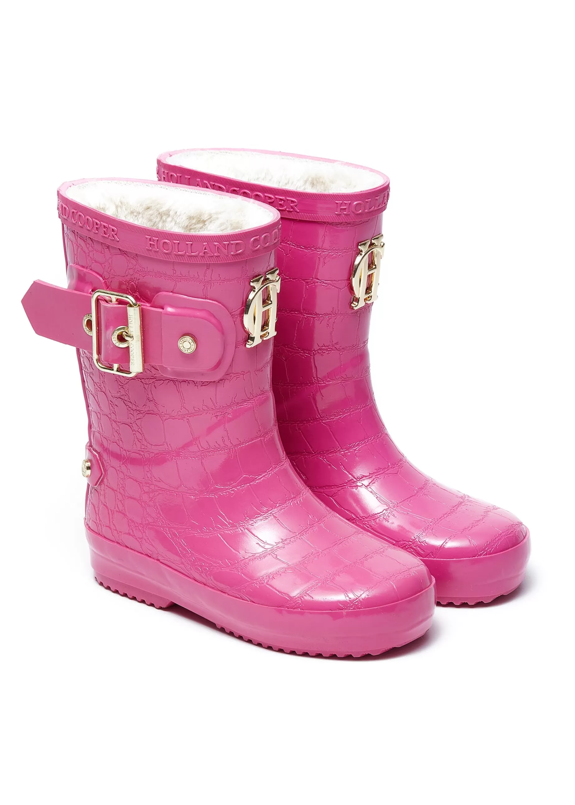 Holland Cooper Little Gifting | The Wellie Den>Little Wellie - Toddler Lollipop Pink