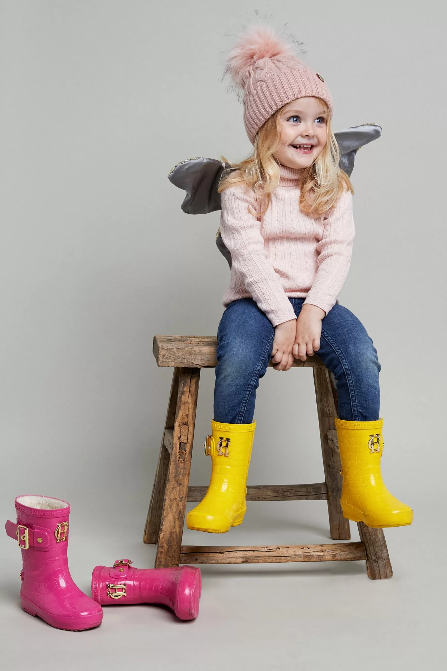 Holland Cooper Little Gifting | The Wellie Den>Little Wellie - Toddler Quack Yellow