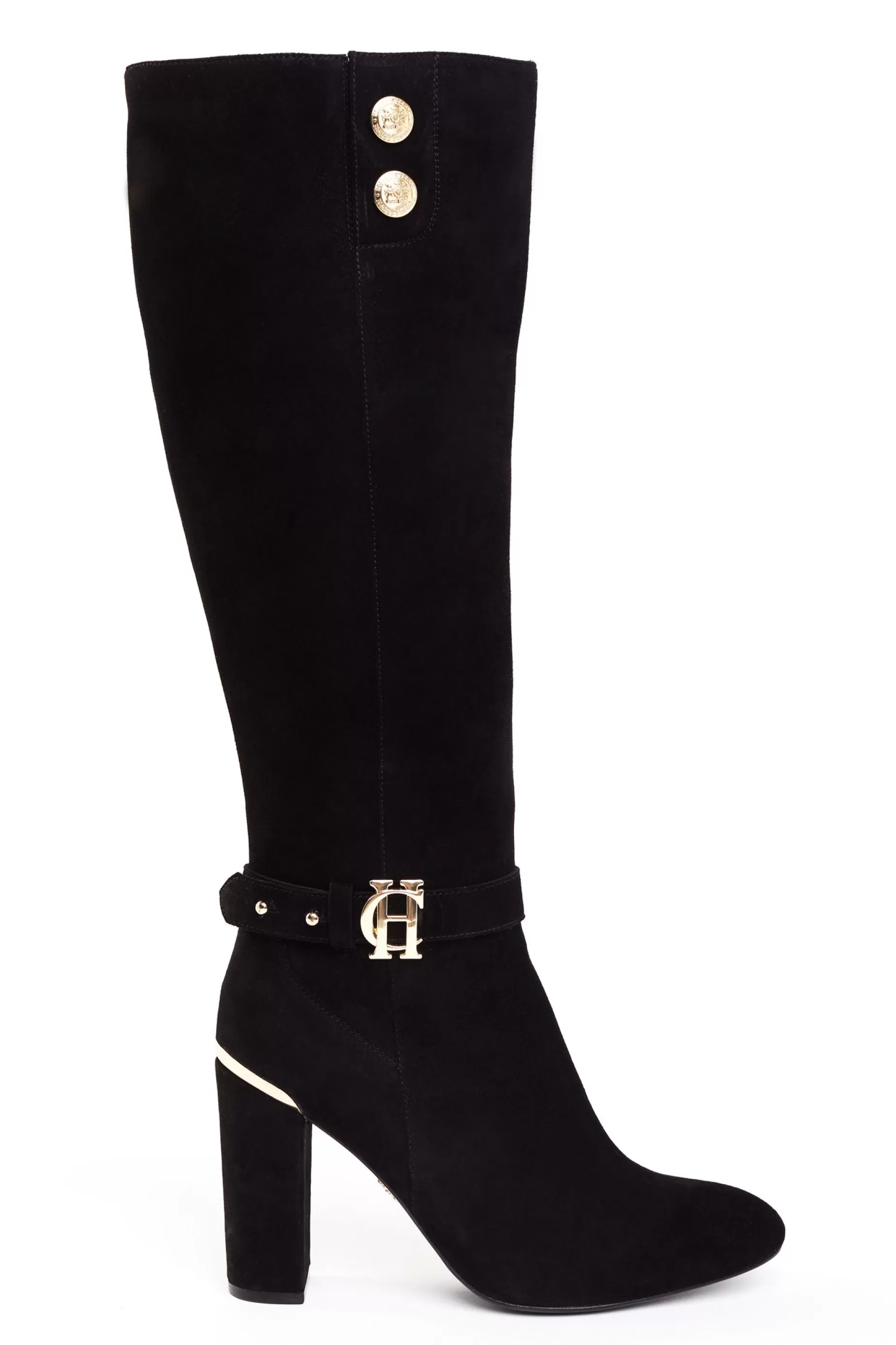 Holland Cooper Gifts For Her | Boots>Marlborough Knee Boot Black