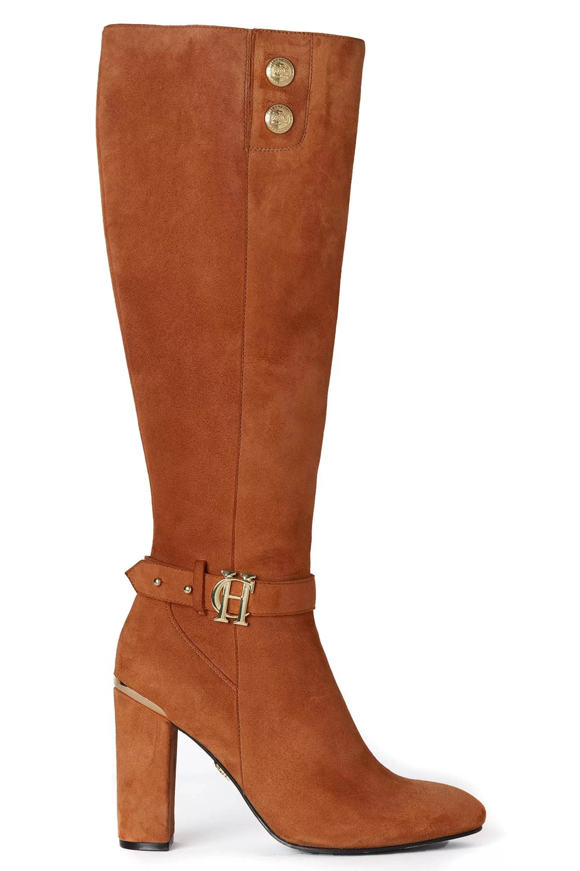 Holland Cooper Gifts For Her | Boots>Marlborough Knee Boot Tan