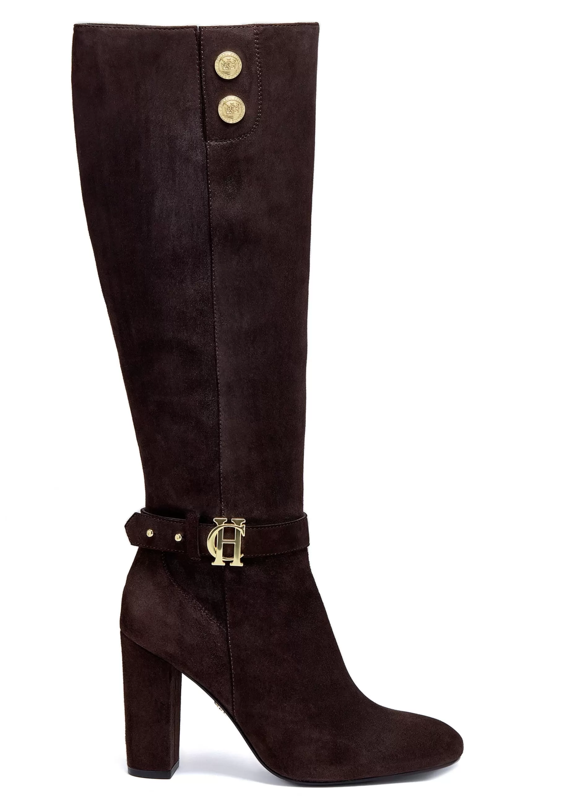 Holland Cooper Boots | Footwear>Marlborough Knee Boot Chocolate