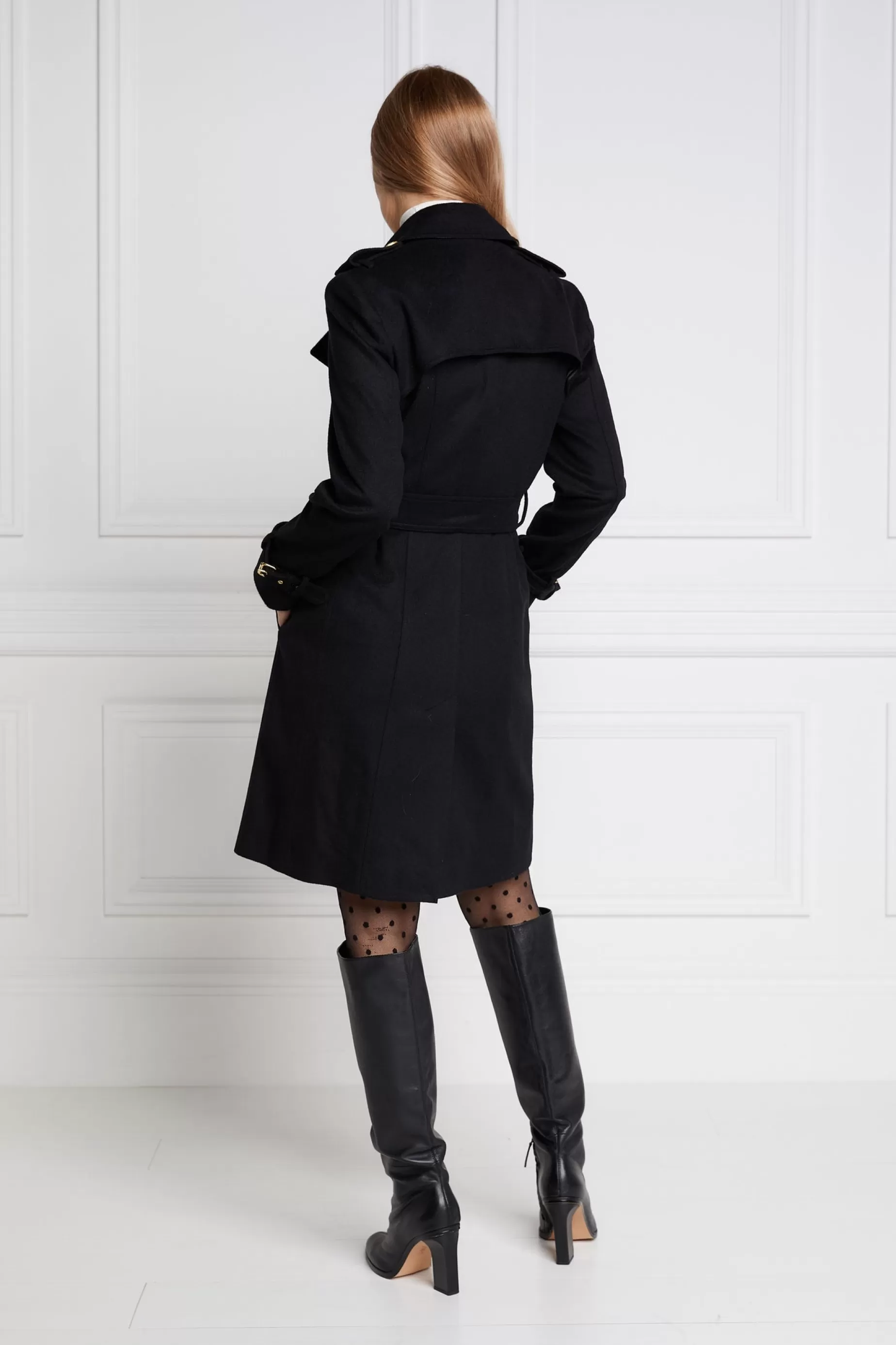 Holland Cooper Trench Coats | Coats>Marlborough Trench Coat Soft Black