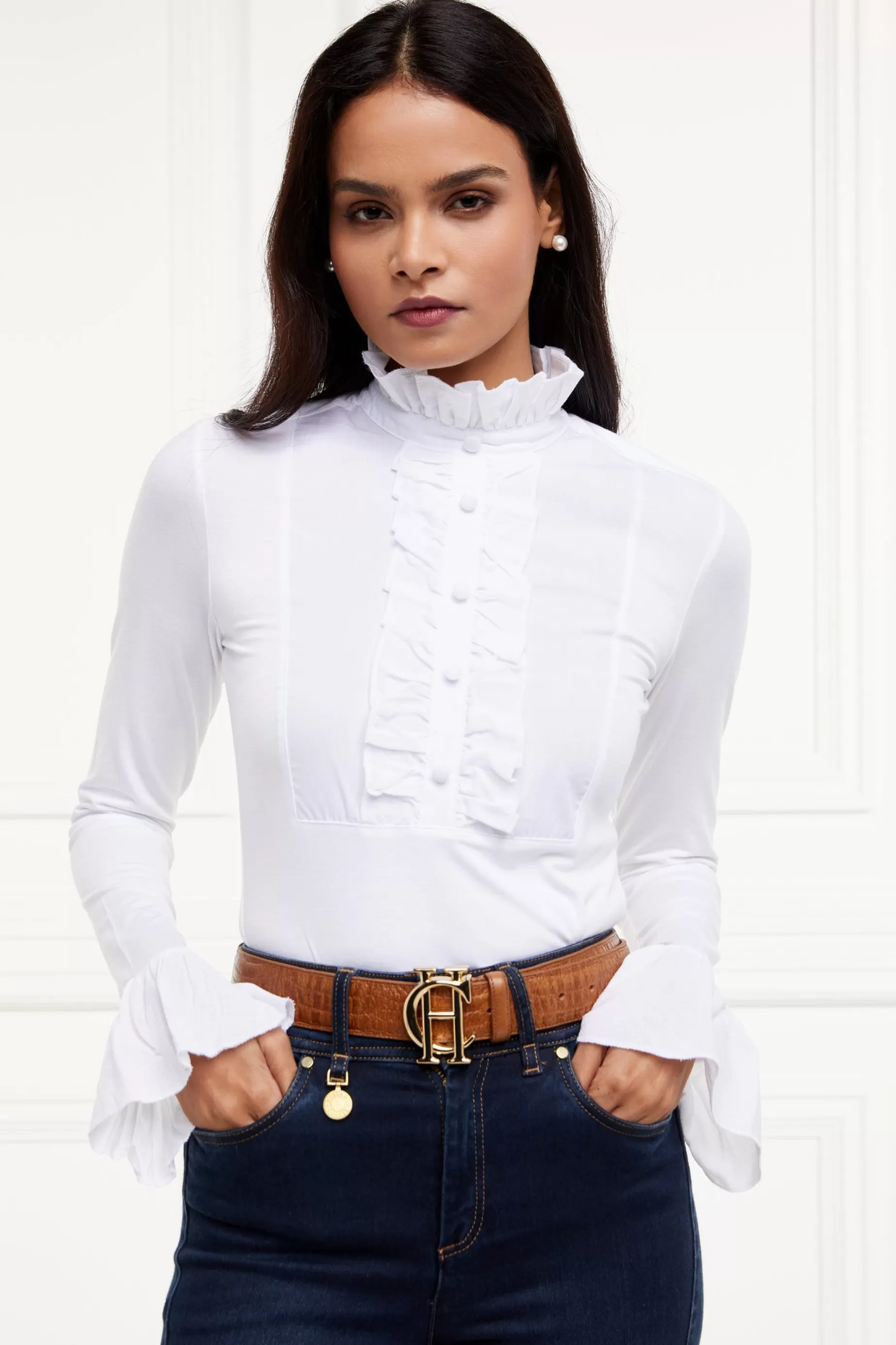 Holland Cooper Gifts For Her | Shirts & Blouses>Melissa Jersey Blouse