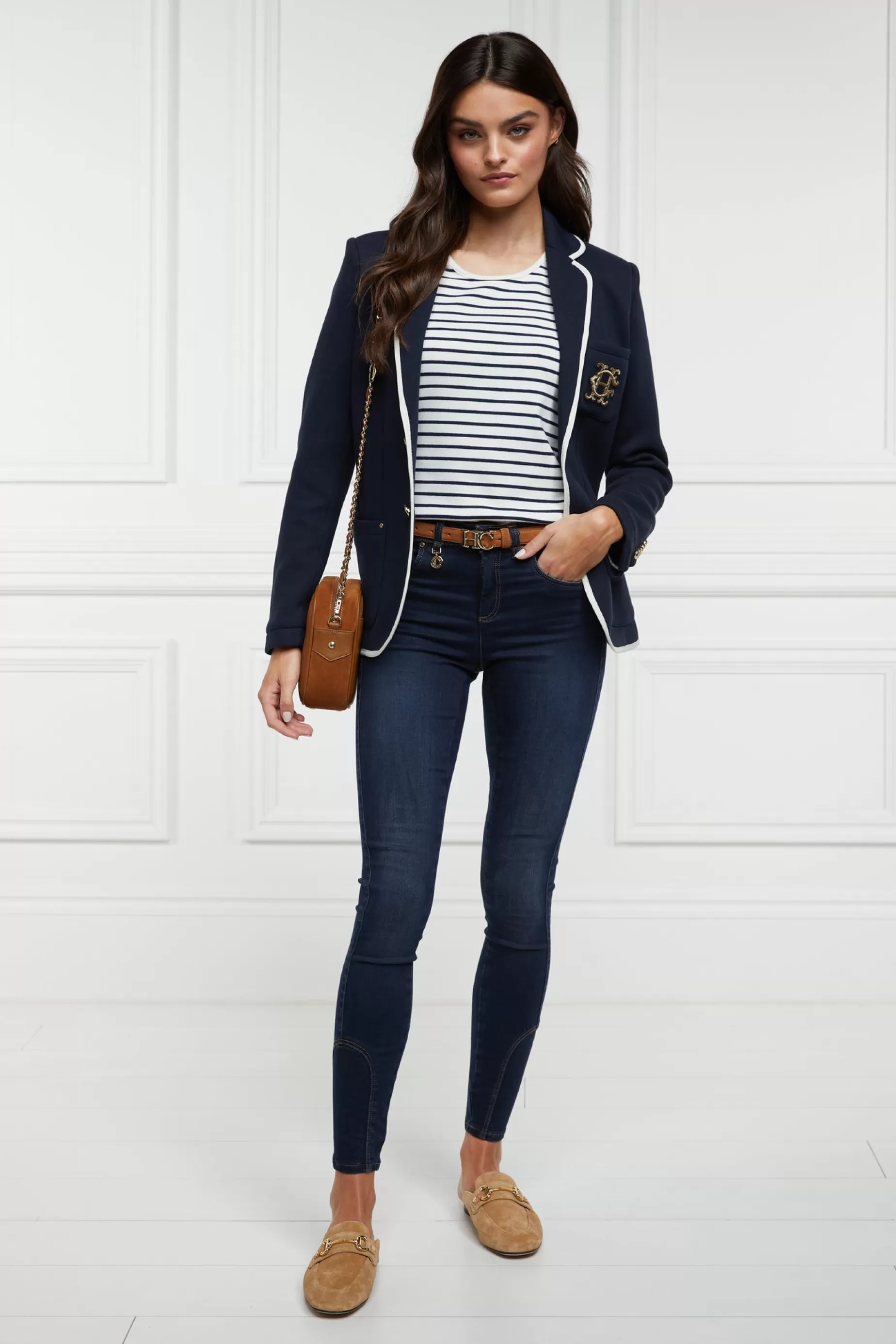 Holland Cooper Gifts For Her | Jeans>Mid-Rise Jodhpur Jean Deep Indigo