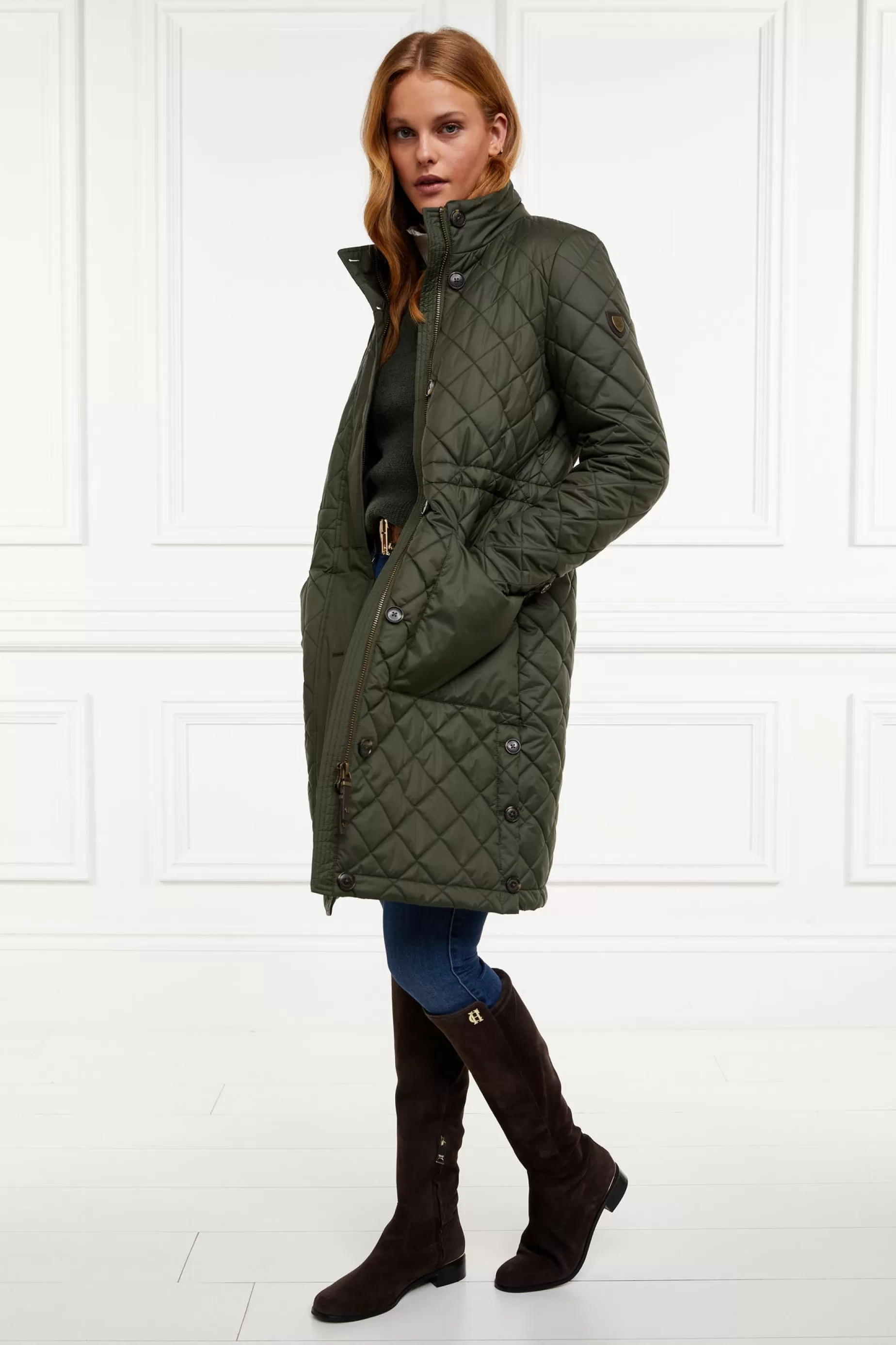 Holland Cooper Coats>Painswick Quilted Coat