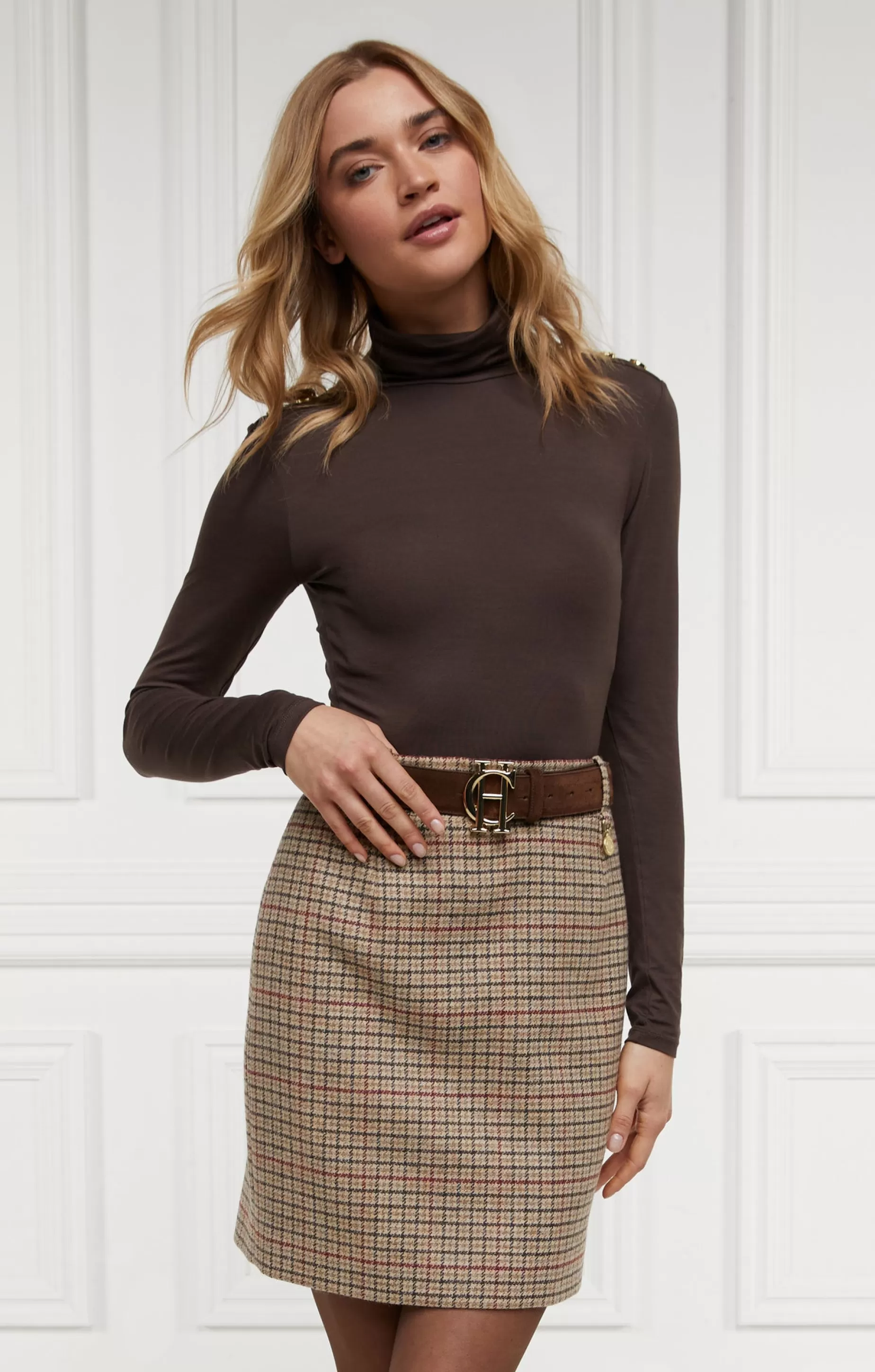 Holland Cooper Skirts | In Stock Tailoring>Regency Skirt Charlton Tweed