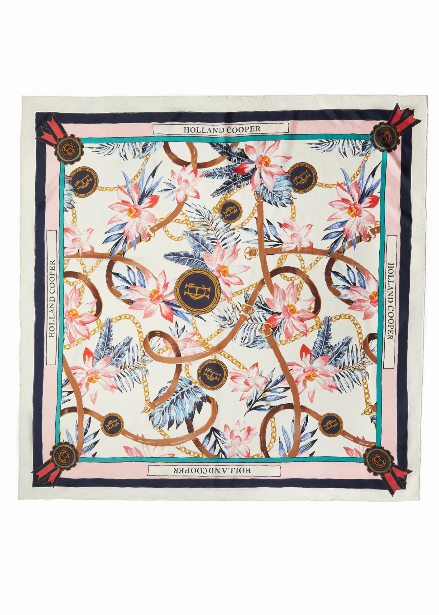 Holland Cooper Bestsellers | Bestsellers>Silk Scarf Seychelles