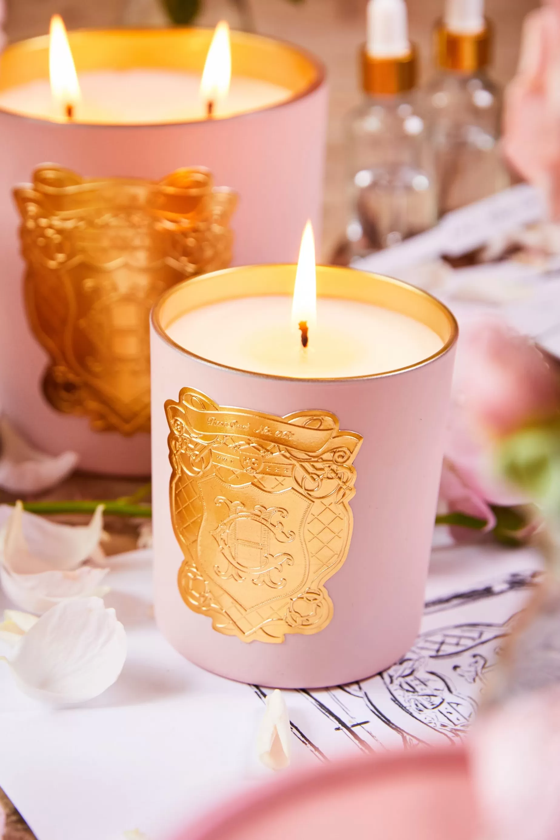 Holland Cooper The Perfect Gesture | Gifts For Her>Single Wick Candle Rose Oud