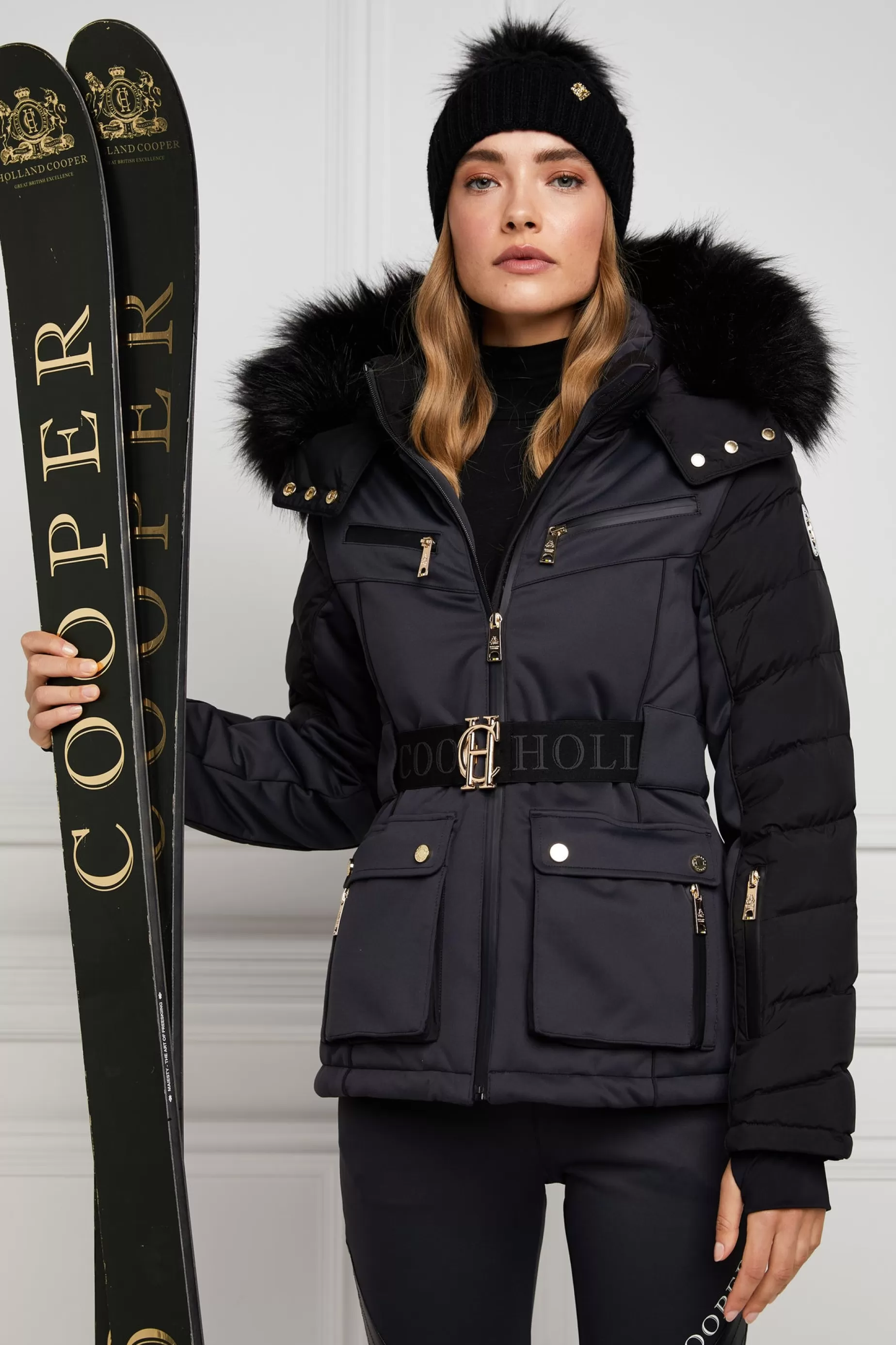 Holland Cooper Ski Jackets | HC Ski>Ski Jacket Black