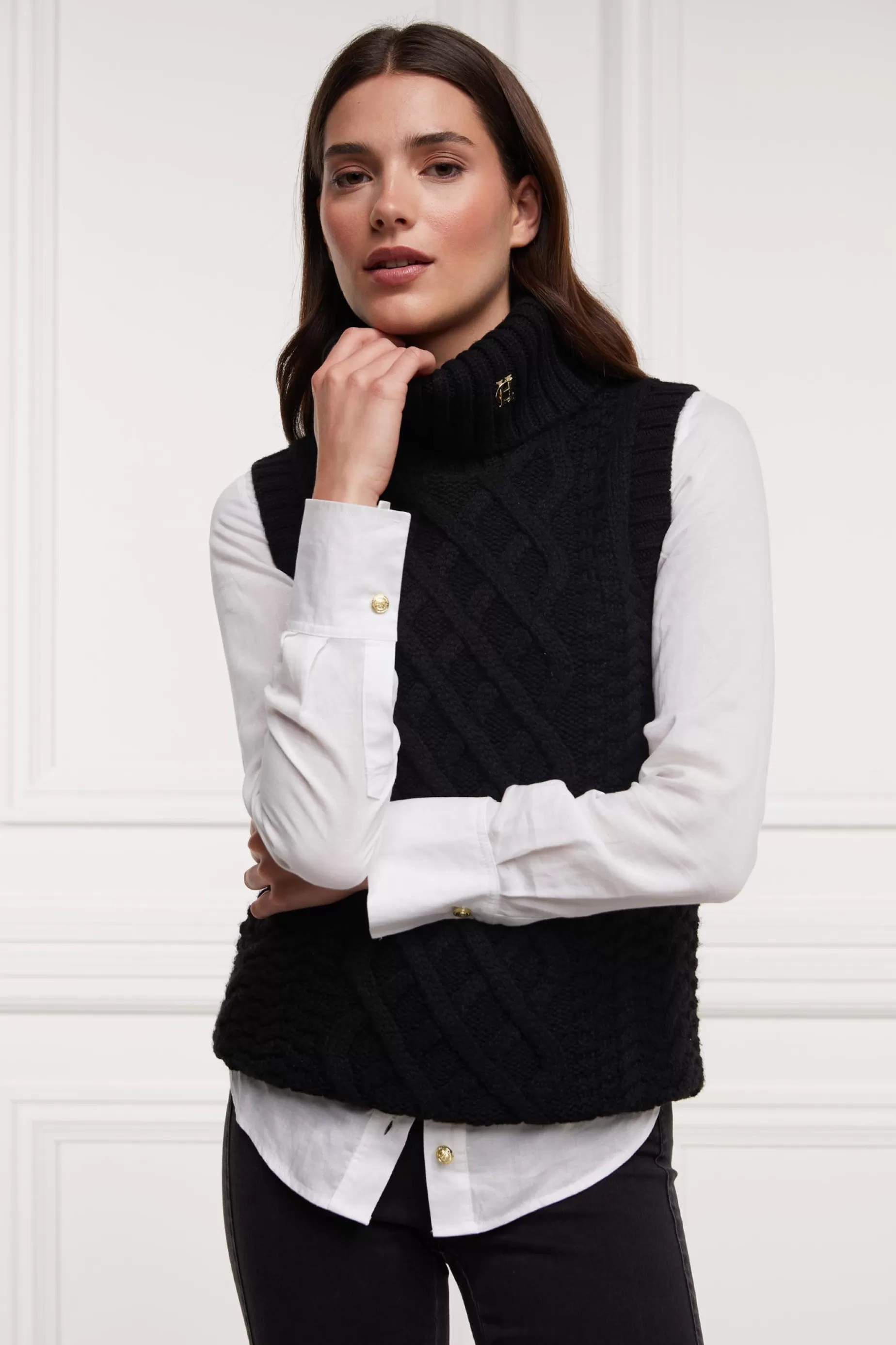 Holland Cooper Knitwear>Sleeveless Knit