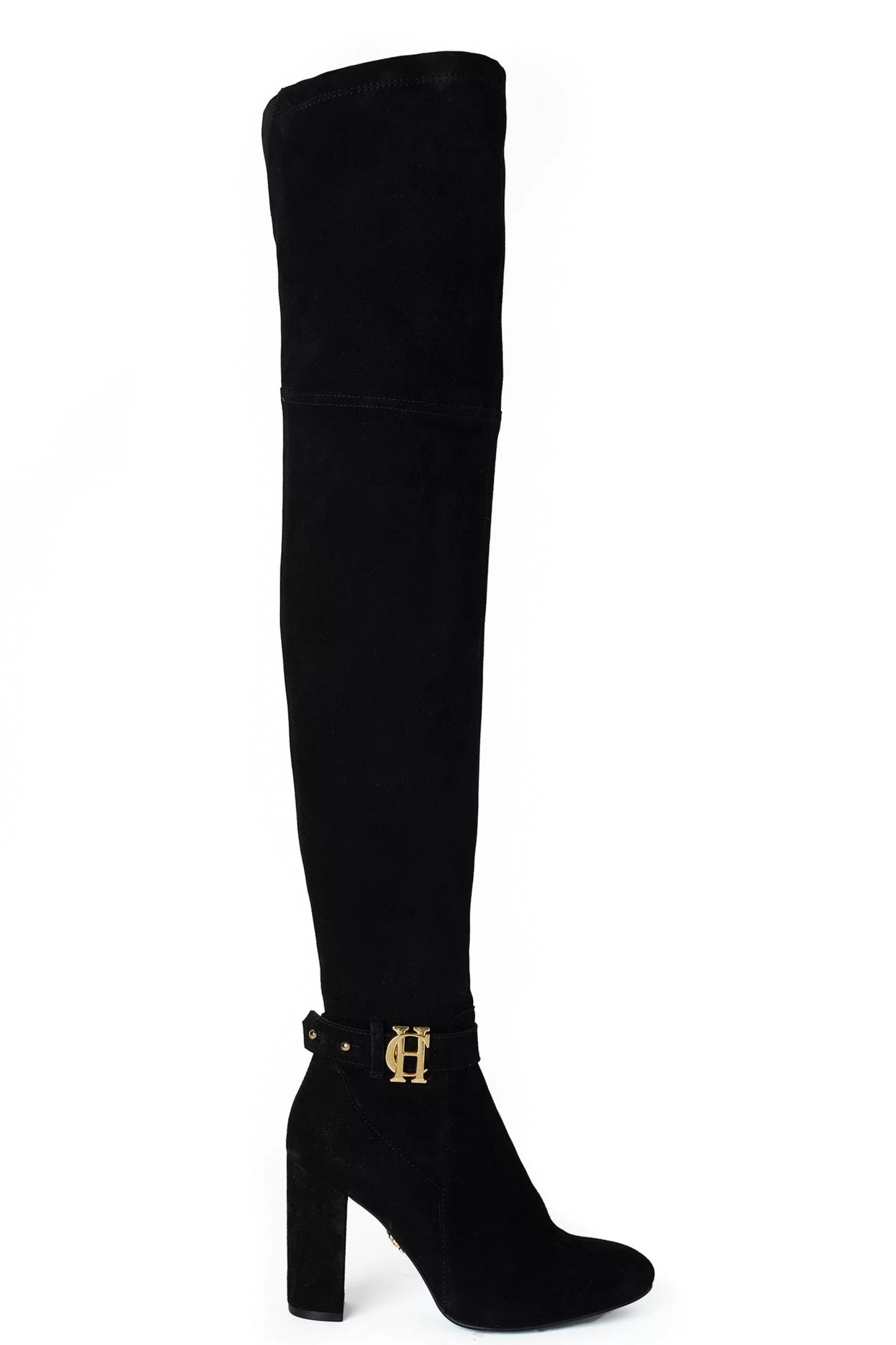 Holland Cooper Boots | Footwear>Sloane Over The Knee Boot Black