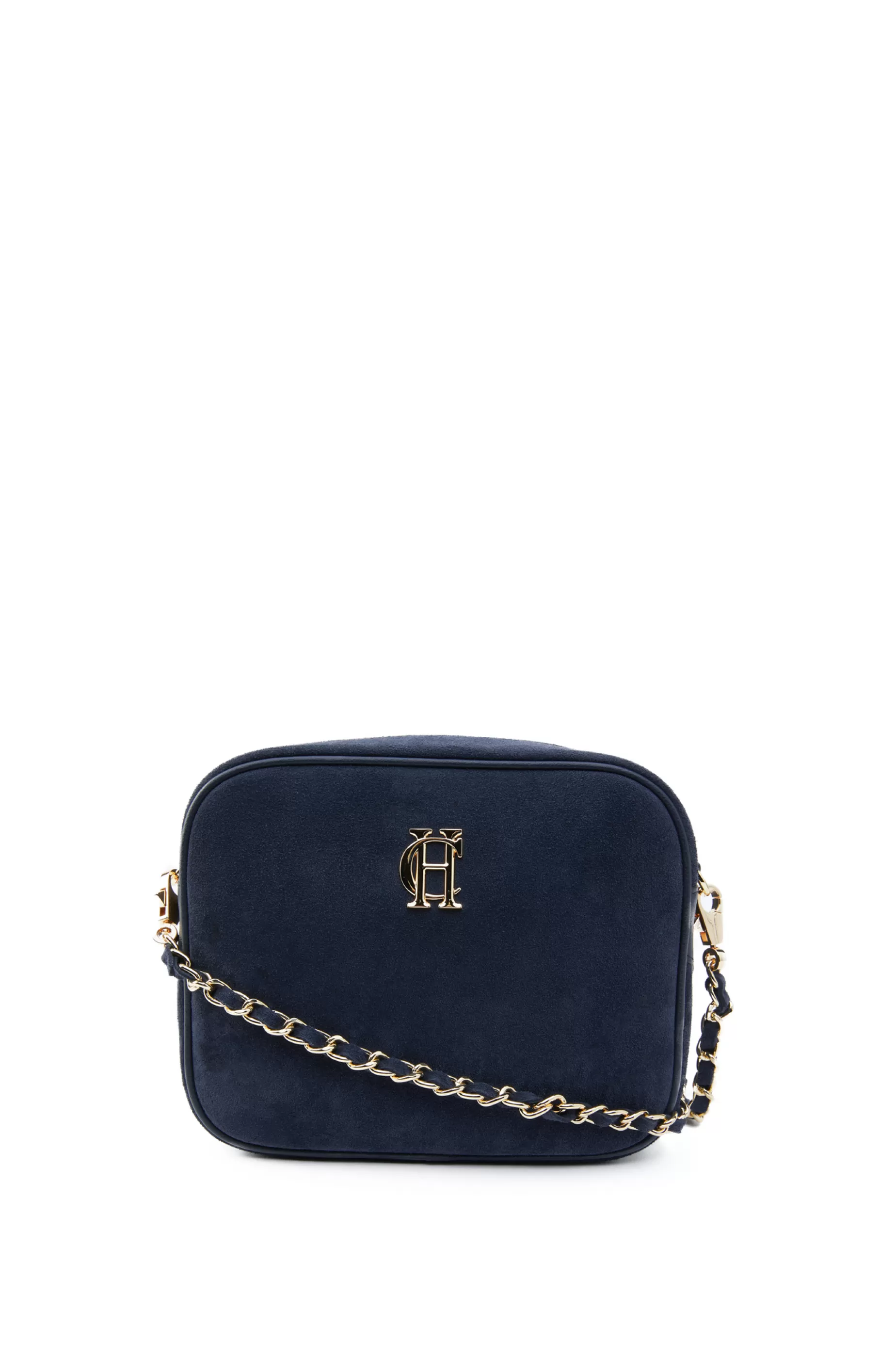 Holland Cooper The Perfect Gesture | Crossbody Bags>Soho Camera Bag Ink Navy Suede