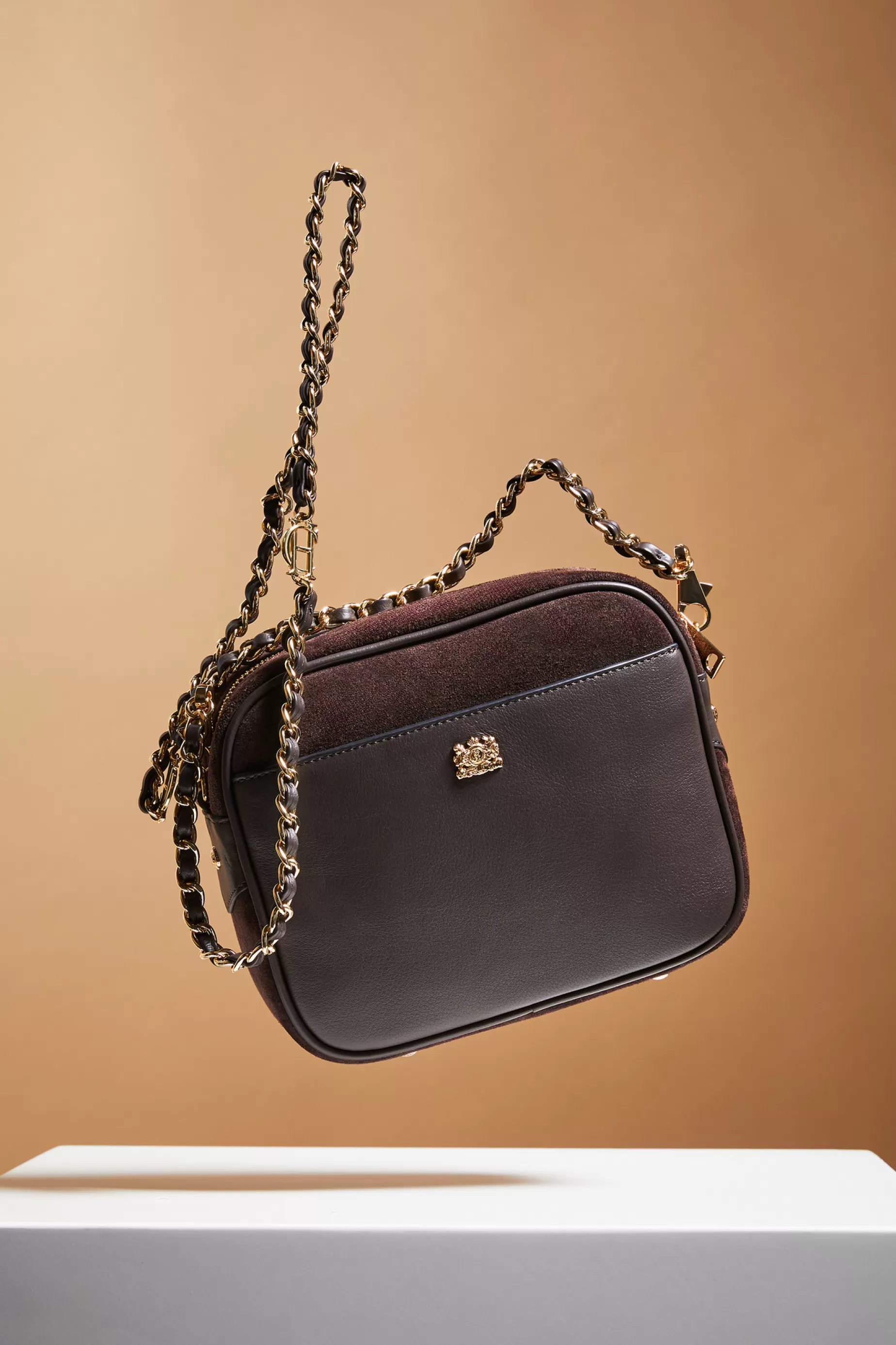 Holland Cooper Crossbody Bags | Bags>Soho Camera Bag Chocolate Suede