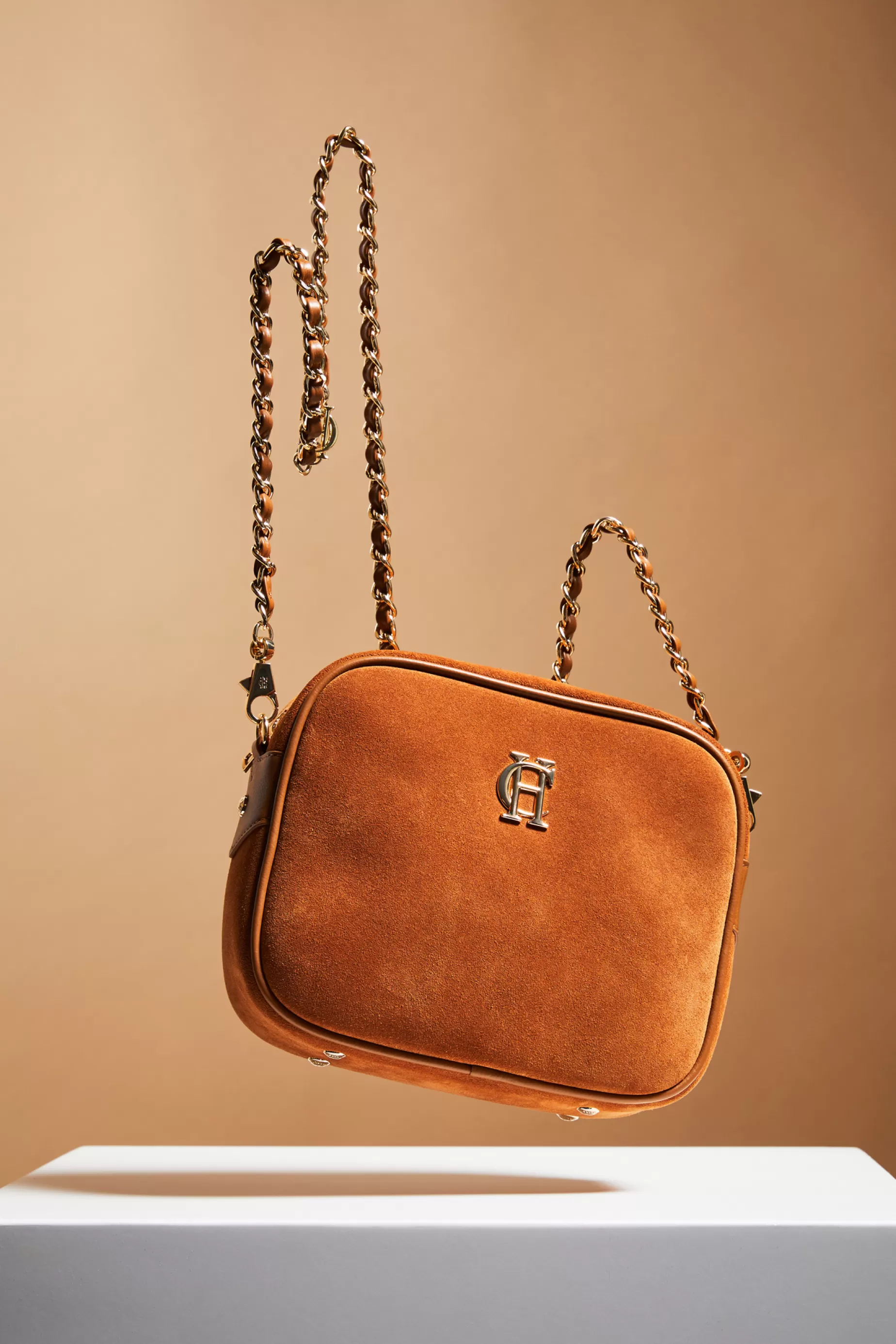 Holland Cooper Crossbody Bags | Bags>Soho Camera Bag Tan Suede