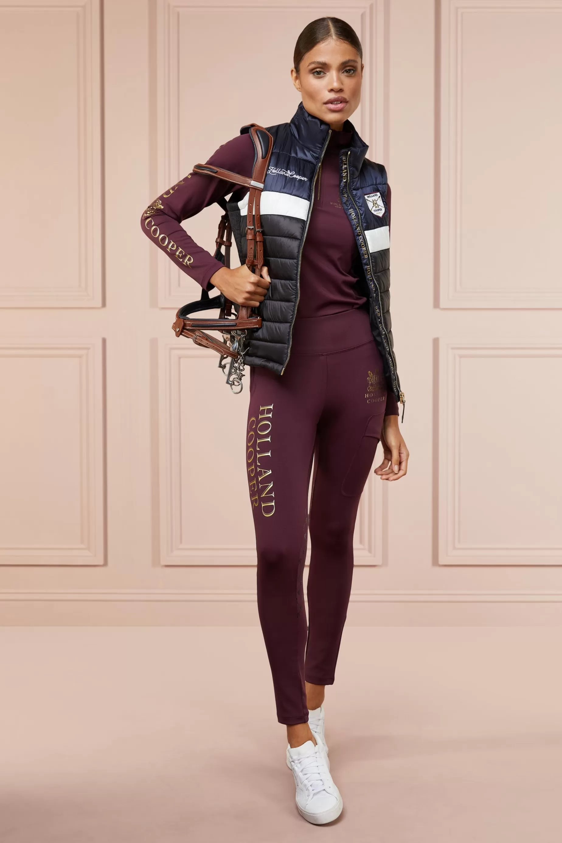 Holland Cooper Leggings | At The Stables>Sport Legging Mulberry