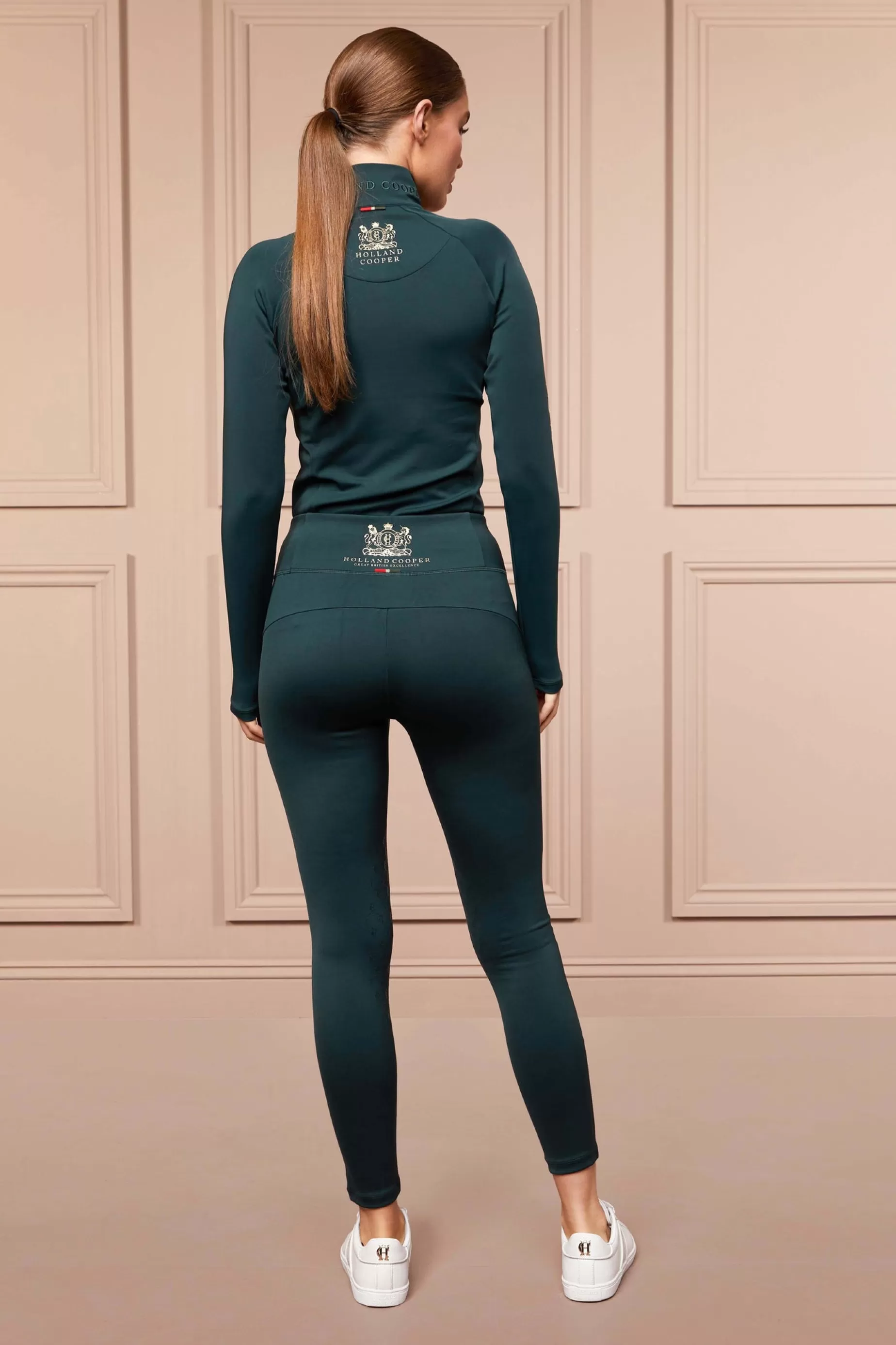 Holland Cooper At The Stables | Equestrian Casualwear>Sport Legging Petrol