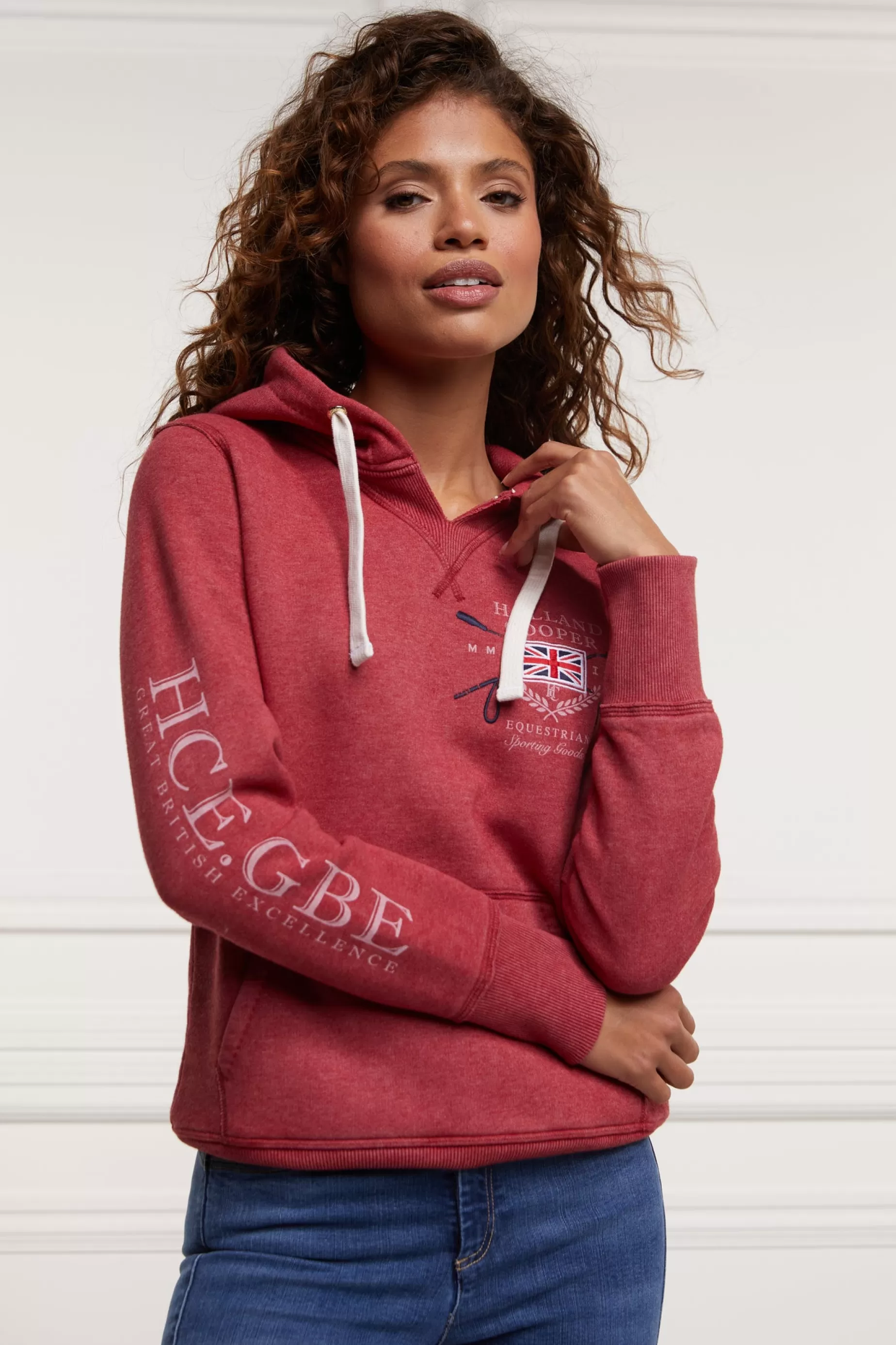 Holland Cooper Hoodies | Shop By Product>Sporting Goods Hoodie Varsity Red