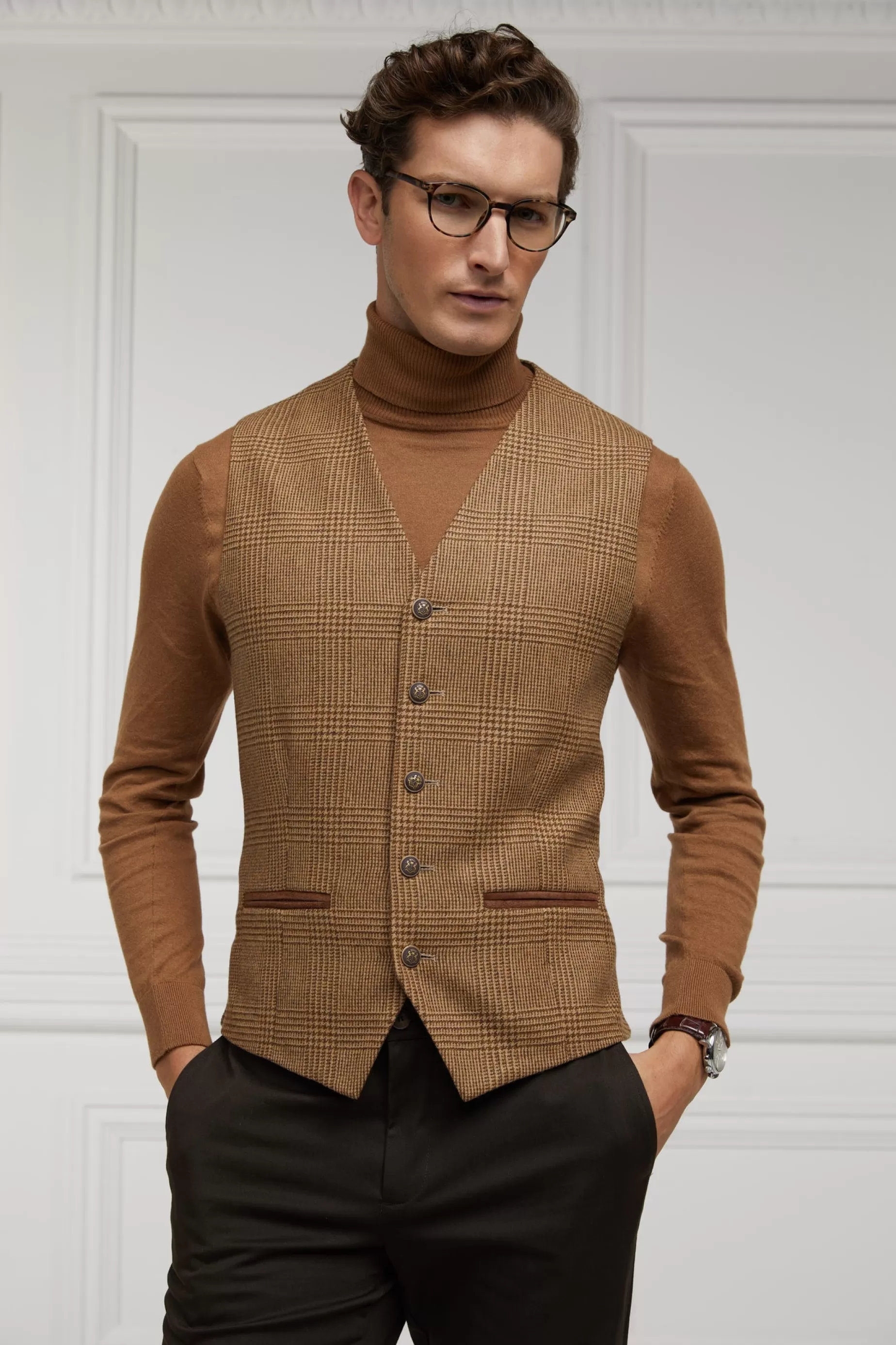 Holland Cooper Waistcoats | Shop By Product>St James Waistcoat Tawny