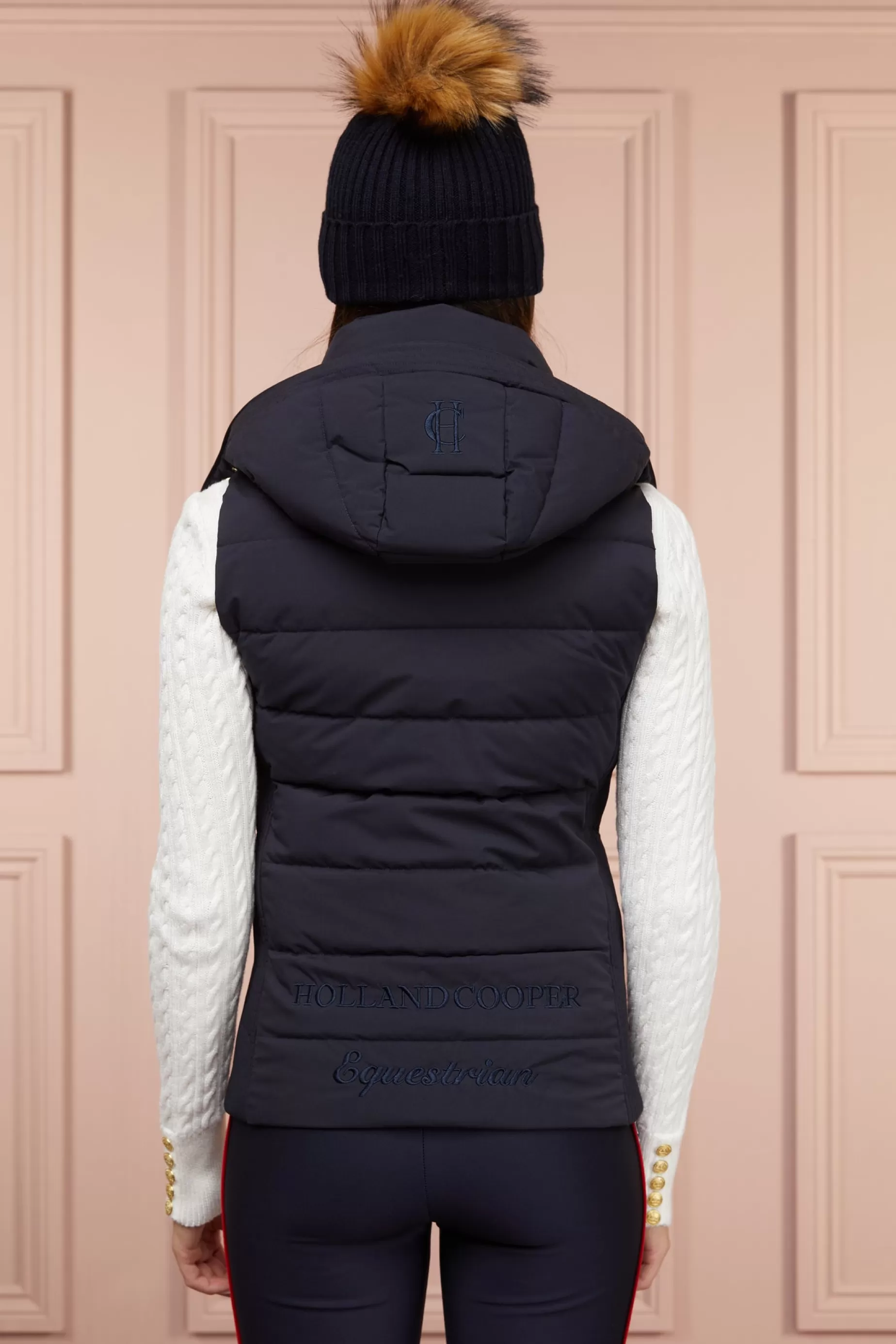 Holland Cooper Shop By Product | Team HC Clothing>Team HC Gilet Ink Navy