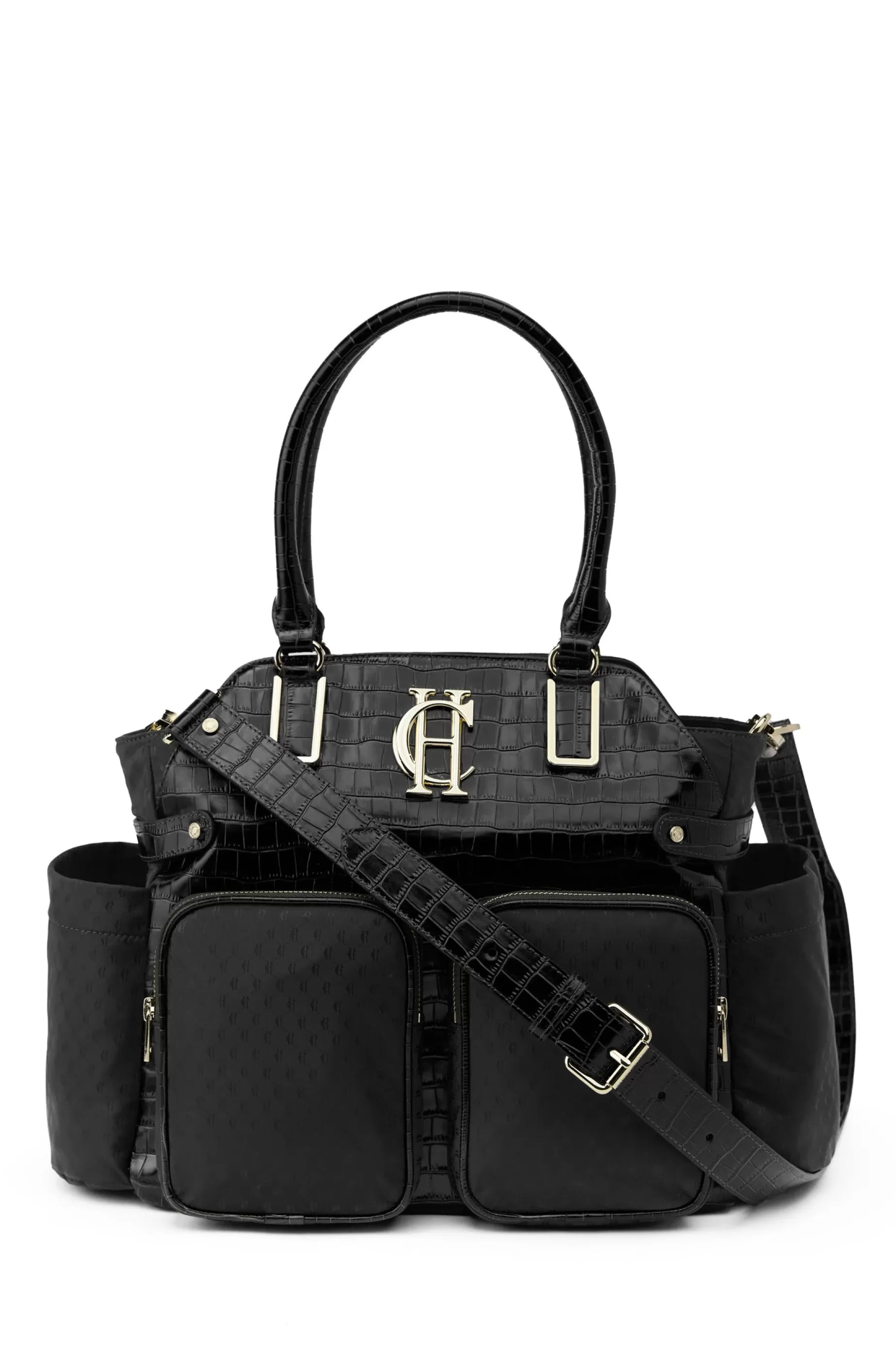 Holland Cooper Little Gifting | Shop By Collection>Thames Changing Bag Black Monogram