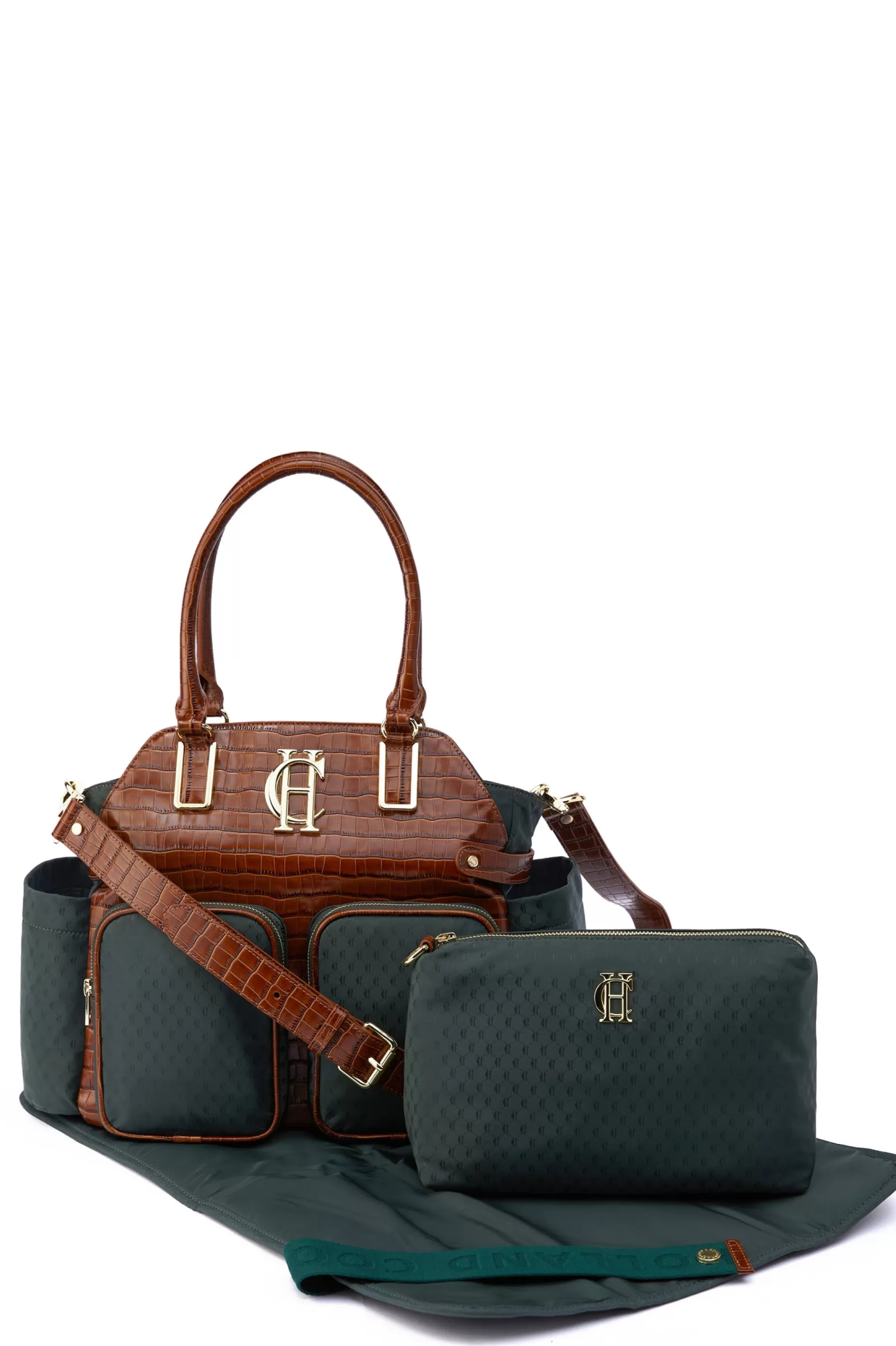 Holland Cooper The Perfect Gesture | Little Gifting>Thames Changing Bag Racing Green