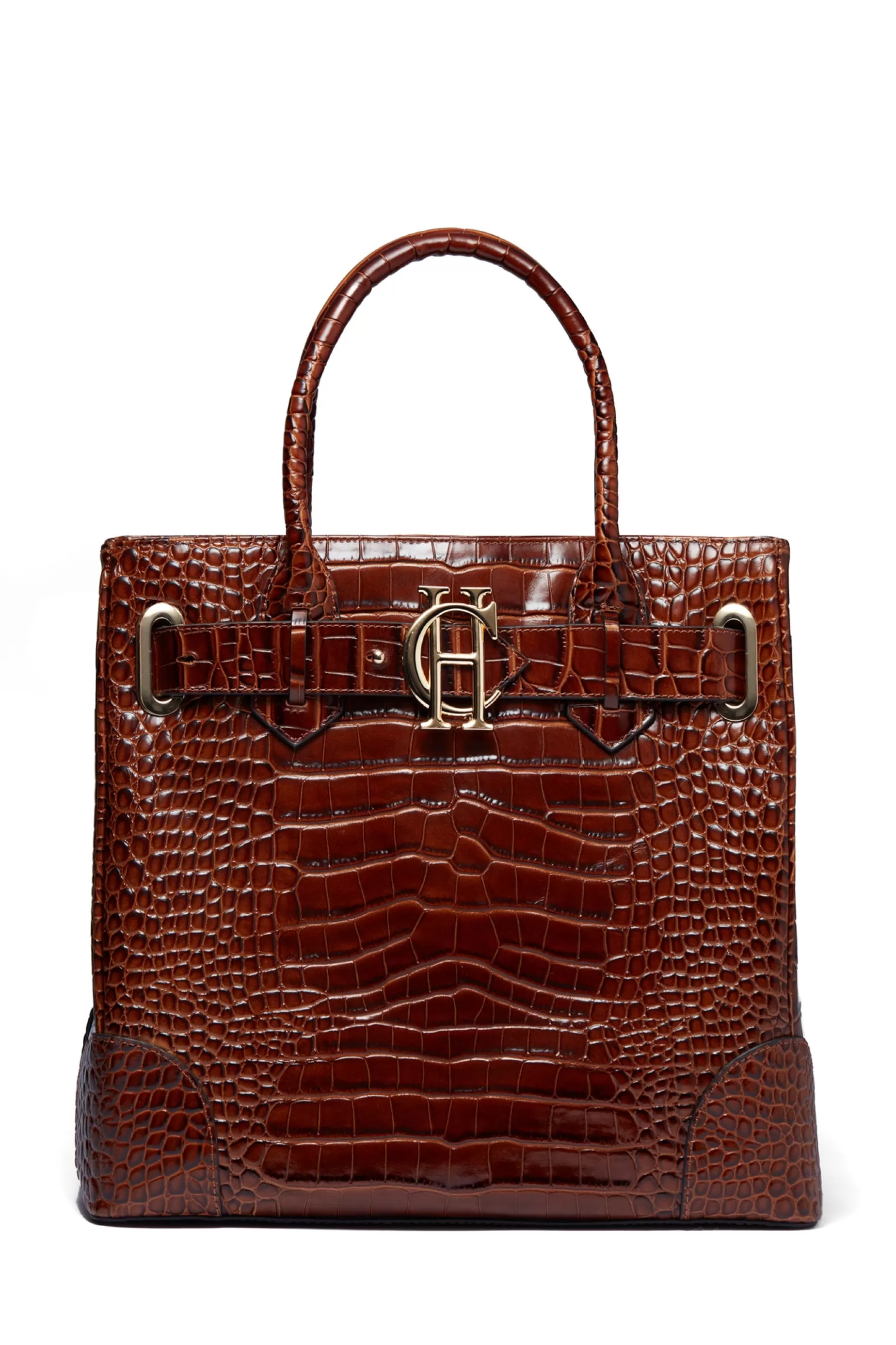 Holland Cooper Gifts For Her | Tote Bags>The Brompton Tote Tan Croc