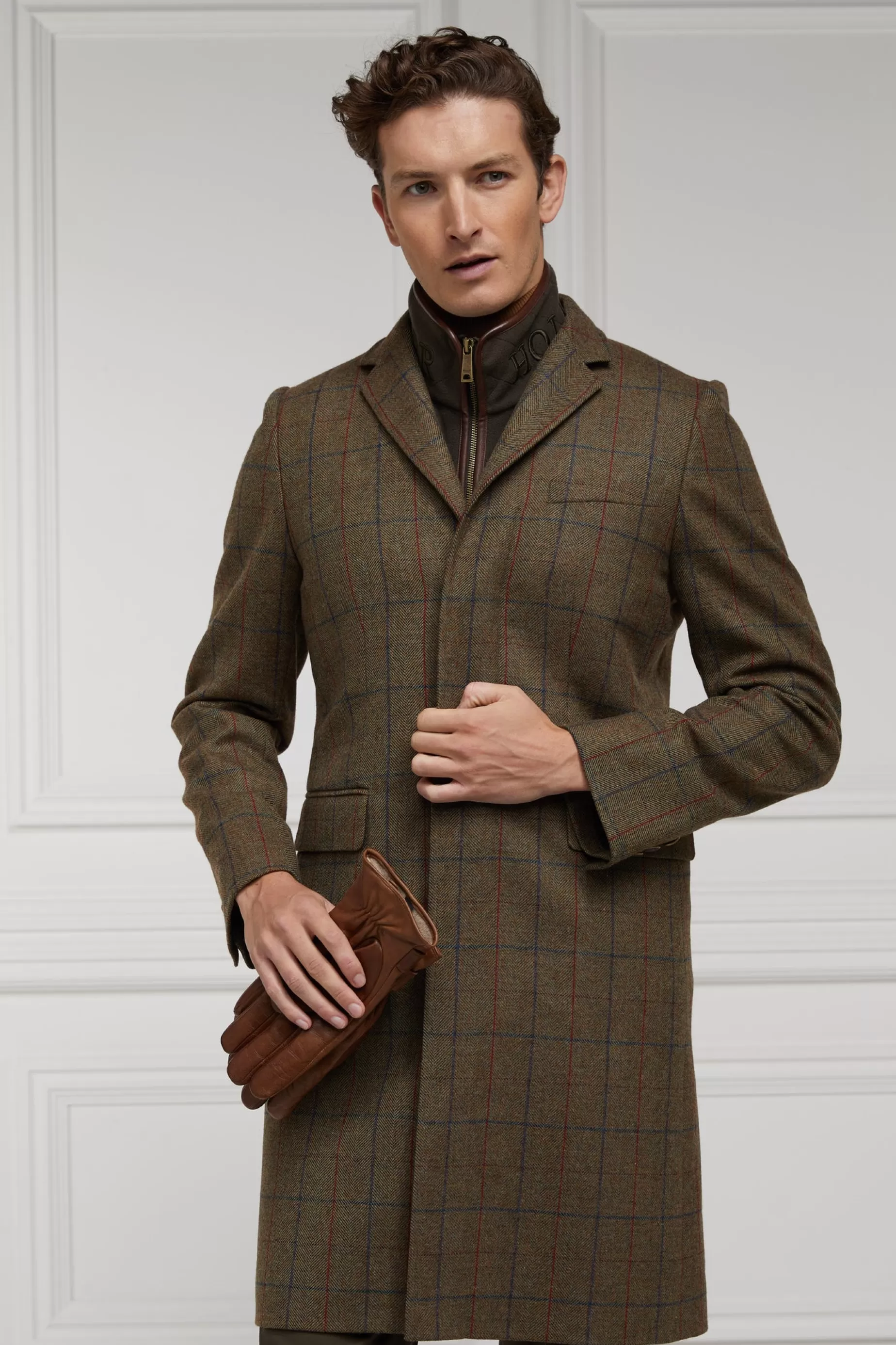 Holland Cooper Tailored Coats | Shop By Product>The Cheltenham Coat Glen Green