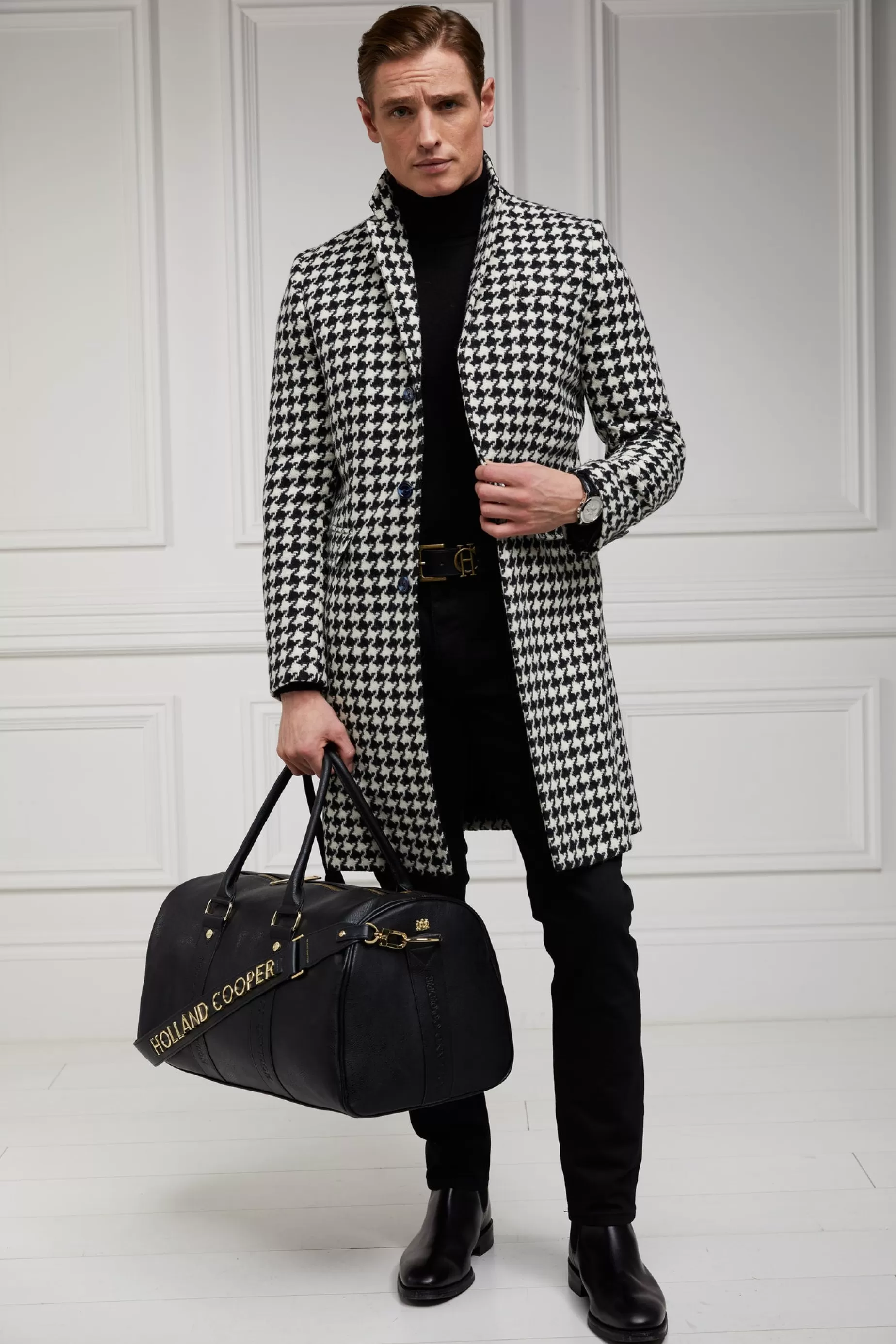 Holland Cooper Shop By Product | Tailoring>The Cheltenham Coat Large Scale Houndstooth