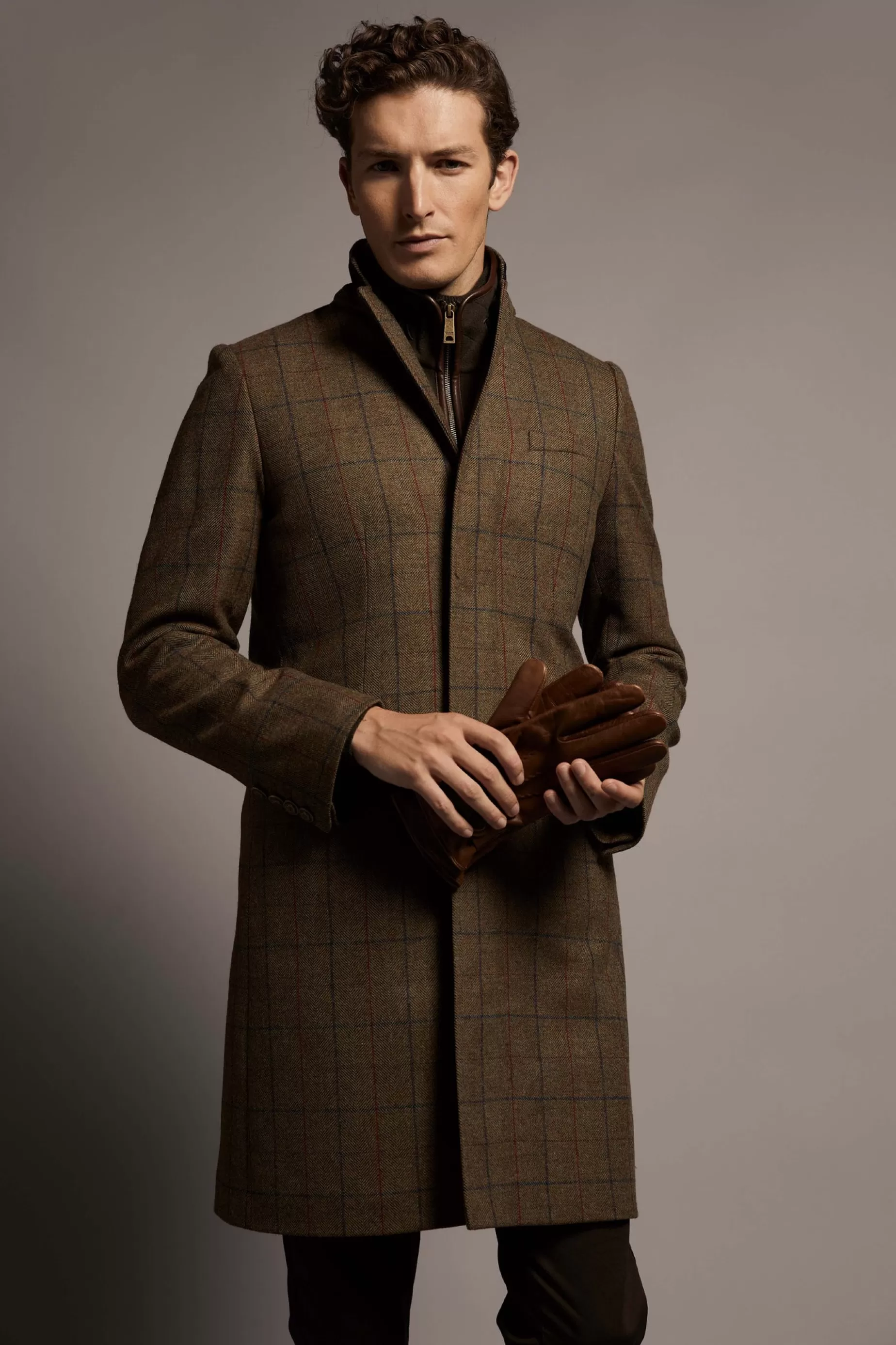 Holland Cooper Tailored Coats | Shop By Product>The Cheltenham Coat Glen Green