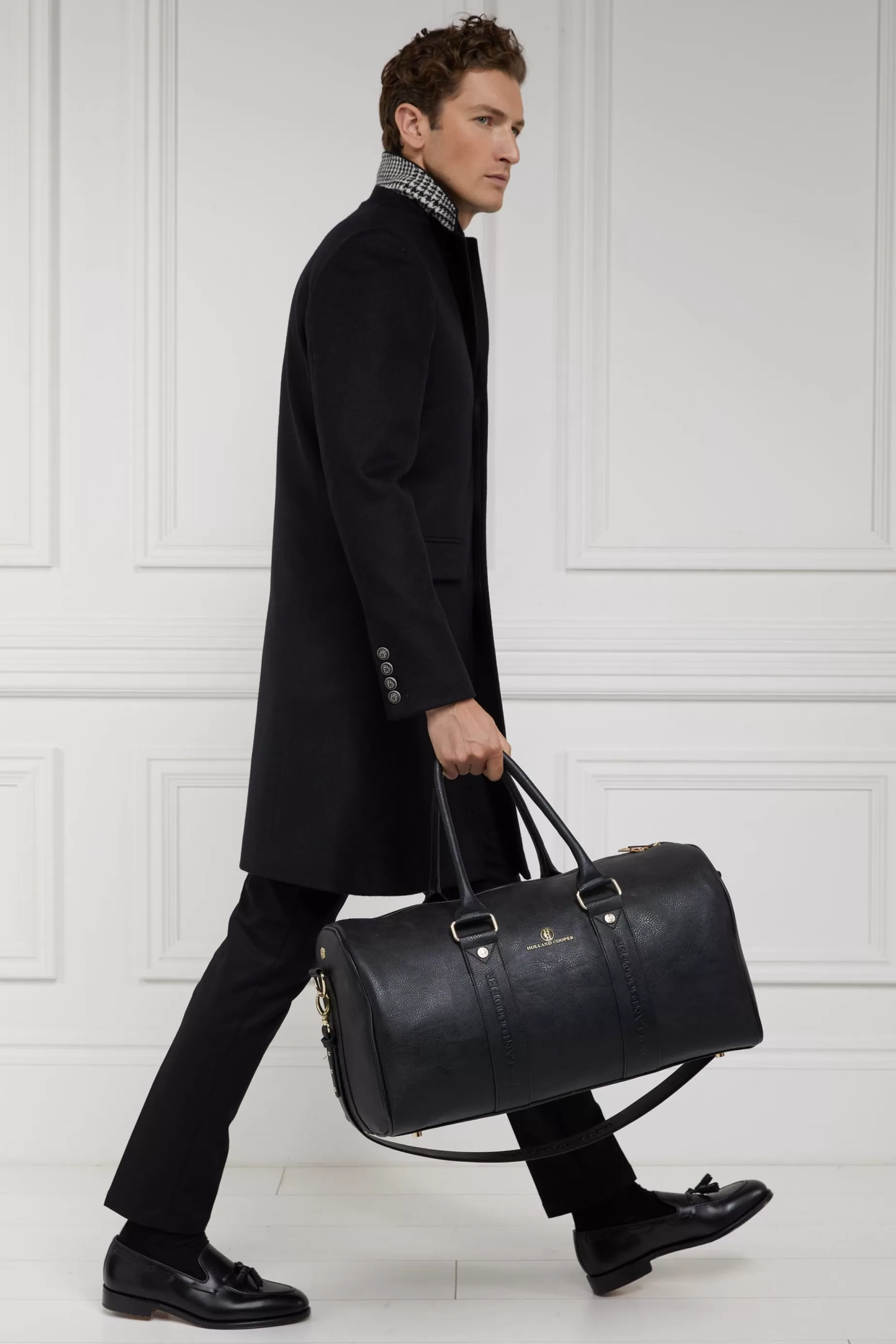 Holland Cooper Gifts For Him | Tailored Coats>The Cheltenham Coat Soft Black