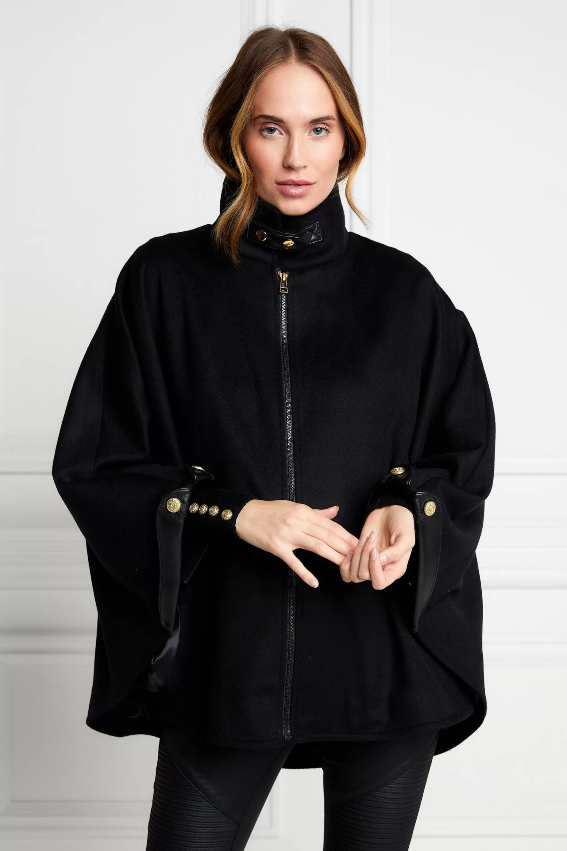 Holland Cooper Capes>The Classic Cape Black