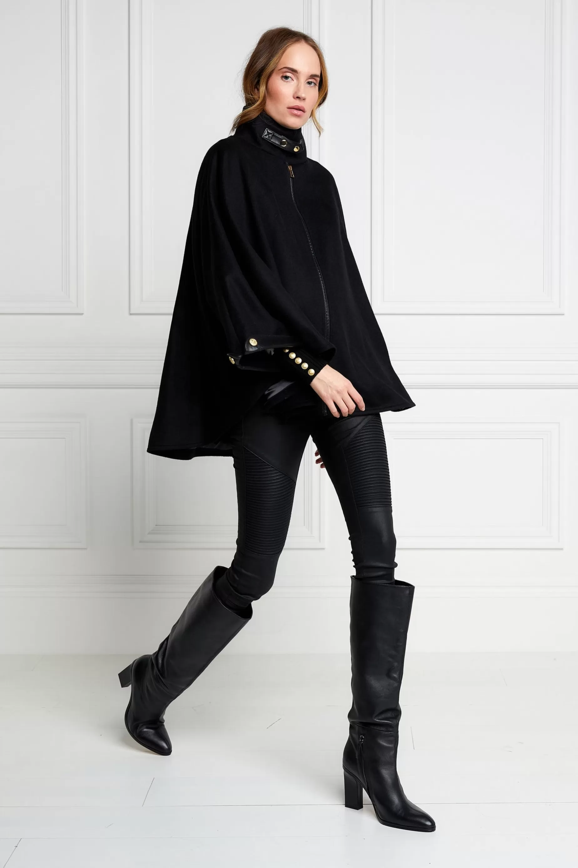 Holland Cooper Capes>The Classic Cape Black