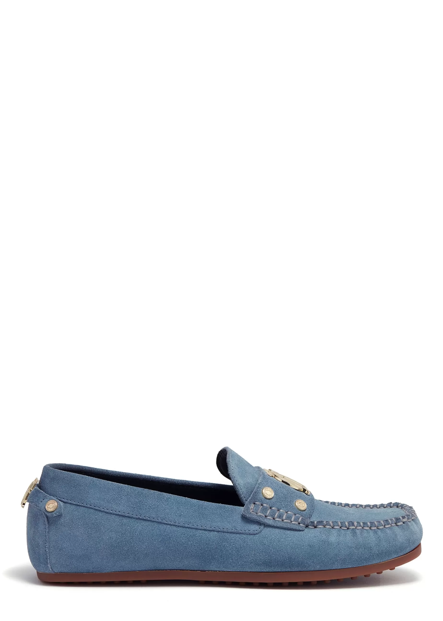 Holland Cooper Loafers | Footwear>The Driving Loafer Soft Blue